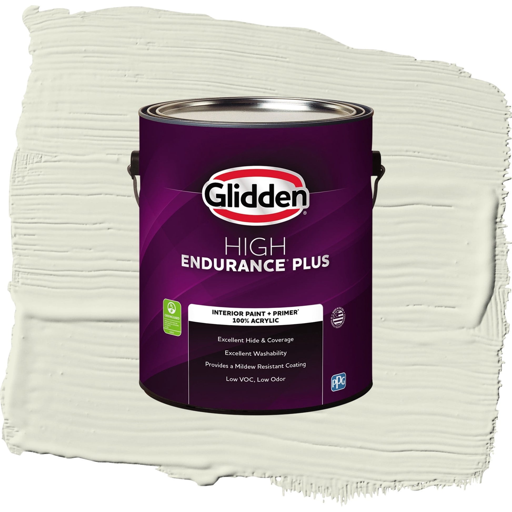 Glidden HEP Wild Wheat / Green, Flat Interior Paint with Primer, 1 Gallon