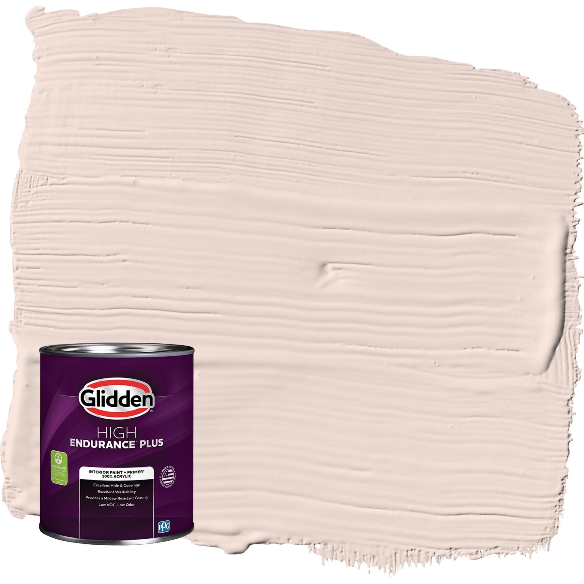 Glidden HEP Winter Peach / Pink, Semi-Gloss Interior Paint with Primer, 1 Quart