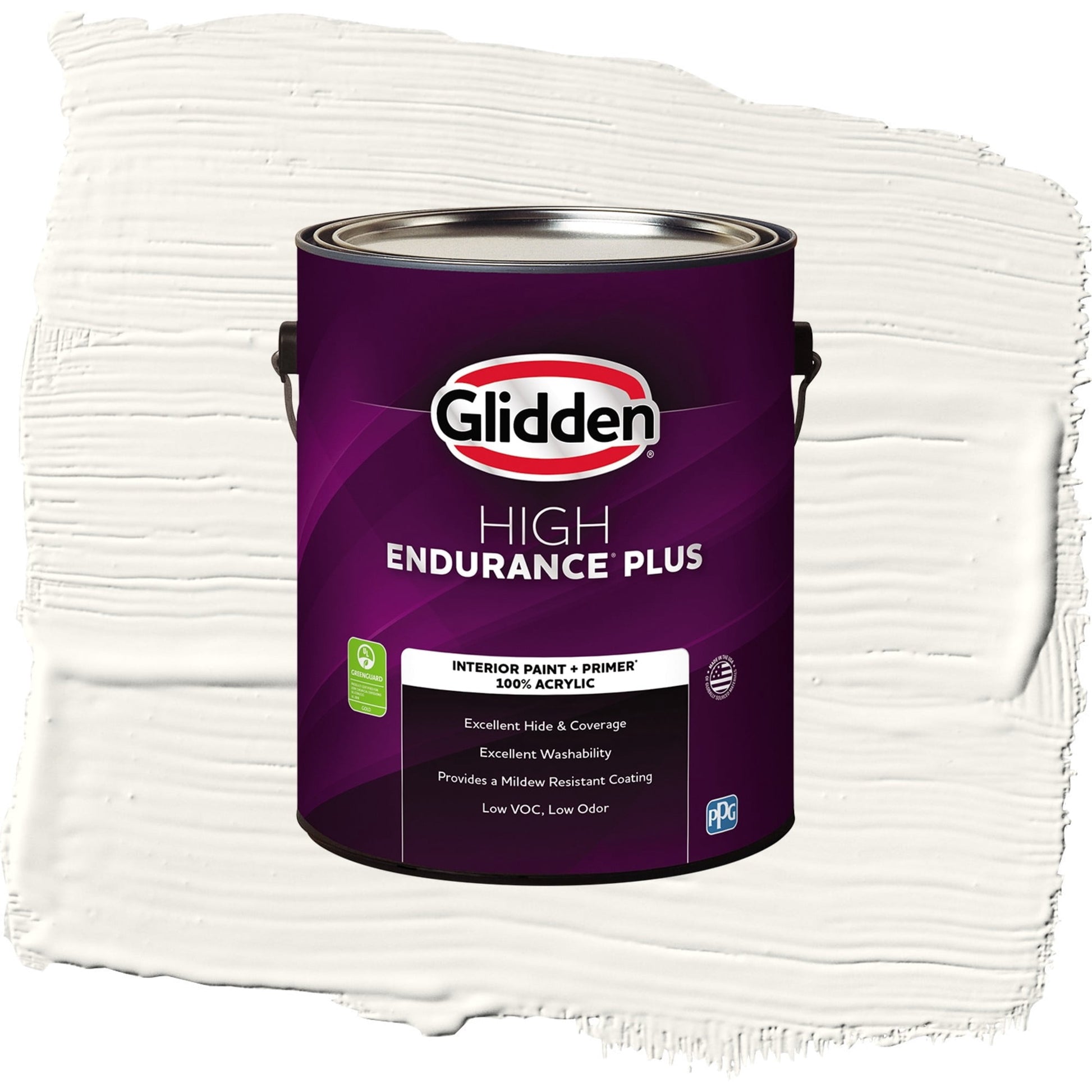 Glidden HEP Cotton Tail / Gray, Semi-Gloss Interior Paint with Primer, 1 Gallon