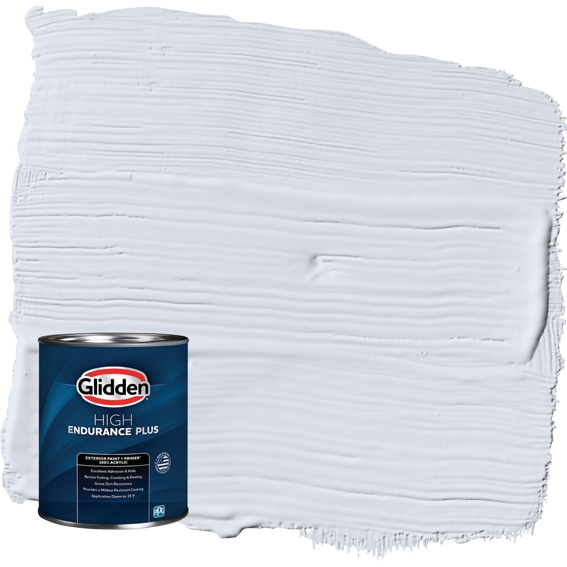 Glidden HEP Irradiant Iris / Purple Satin Exterior Paint with Primer, 1 Quart