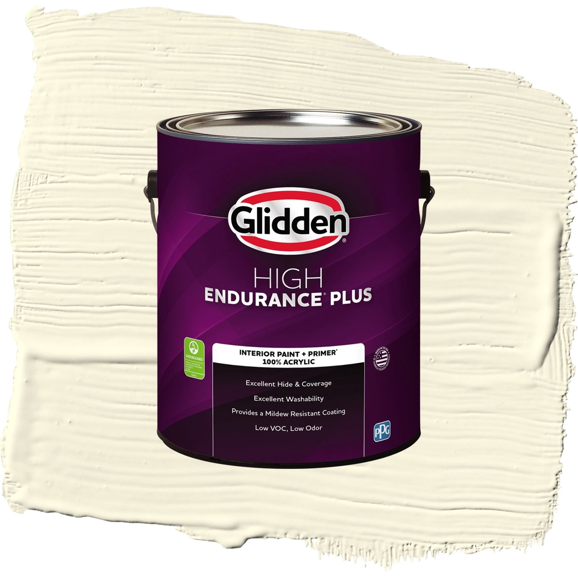 Glidden HEP Lotus Flower / Yellow, Eggshell Interior Paint with Primer, 1 Gallon