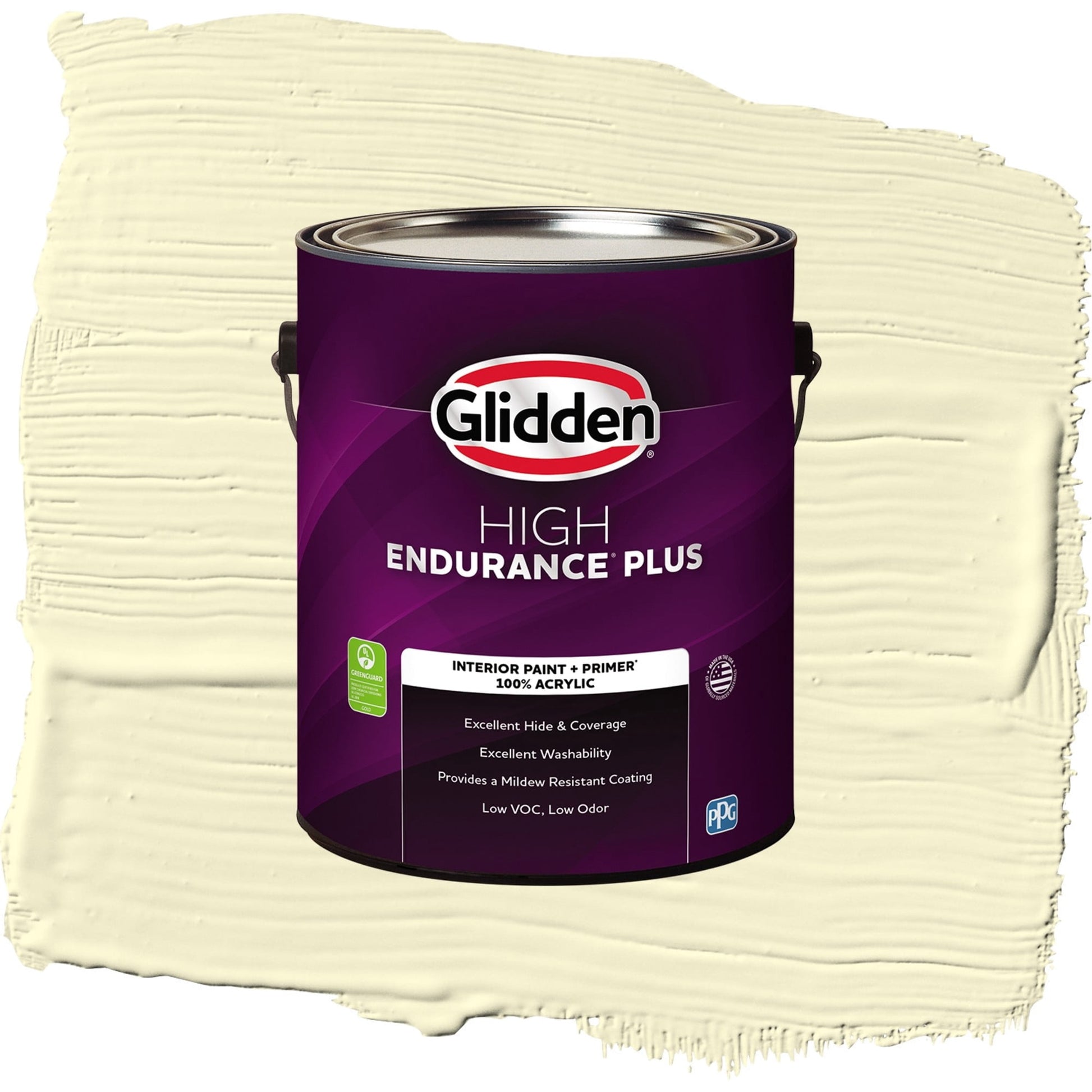 Glidden HEP Minimal Interior Paint + Primer Flat , 1 Gallon