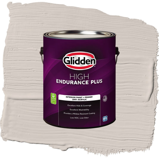 Glidden HEP My Alibi / Beige, Eggshell Interior Paint with Primer, 1 Gallon
