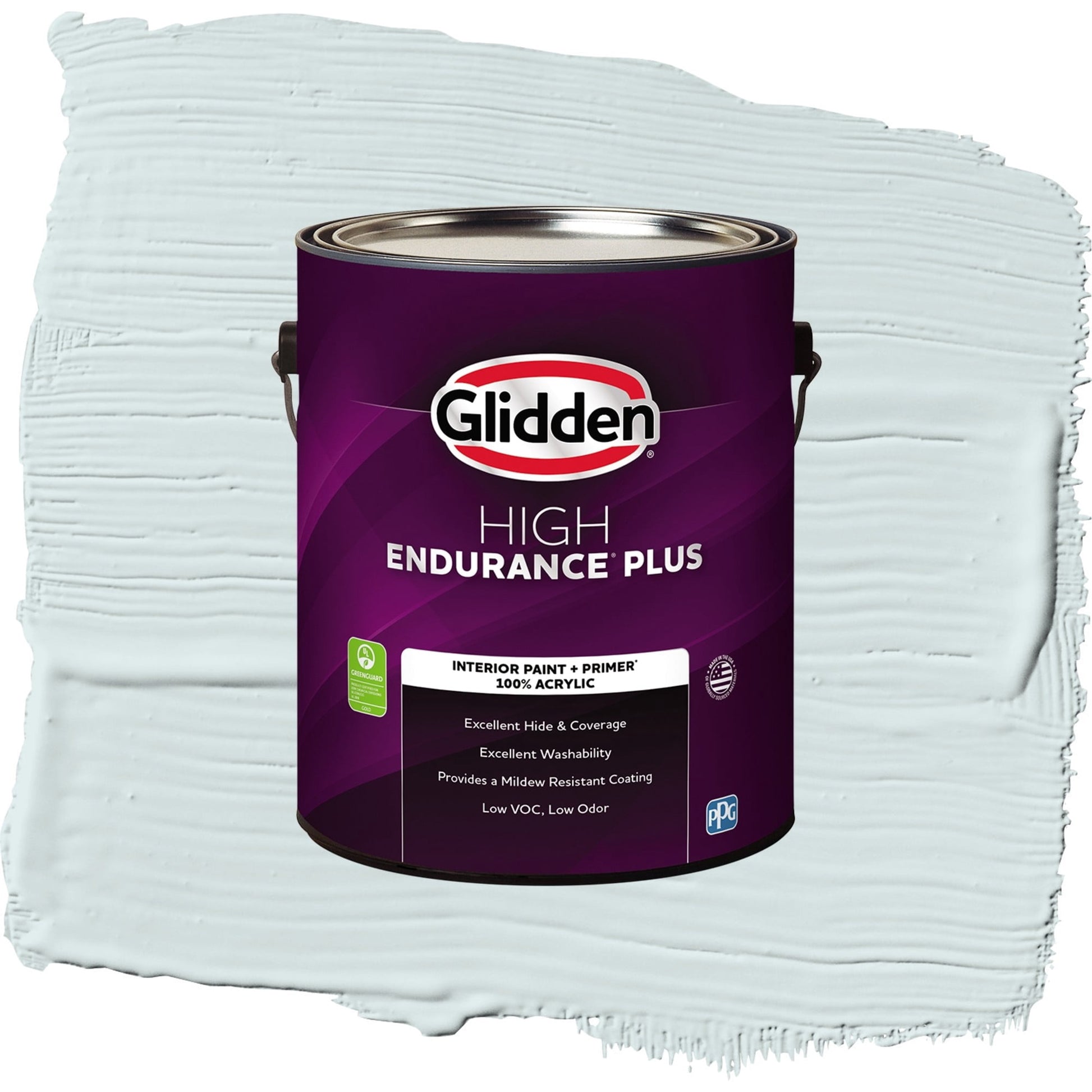 Glidden HEP Pristine Petal Interior Paint + Primer Semi Gloss , 1 Gallon
