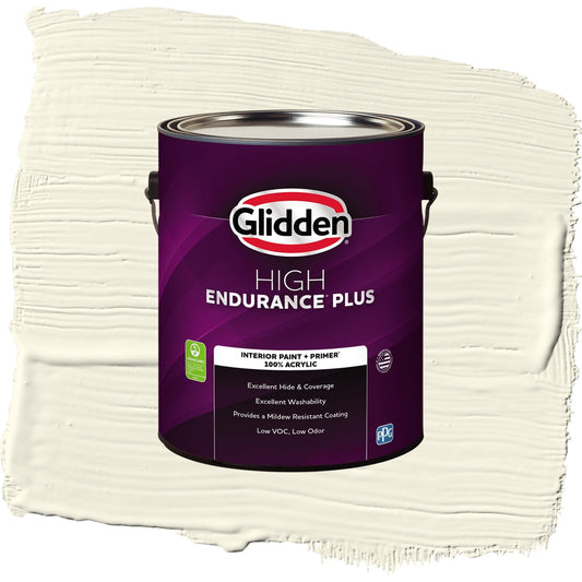 Glidden HEP Queen Anneâ€™s Lace Interior Paint + Primer Semi Gloss , 1 Gallon