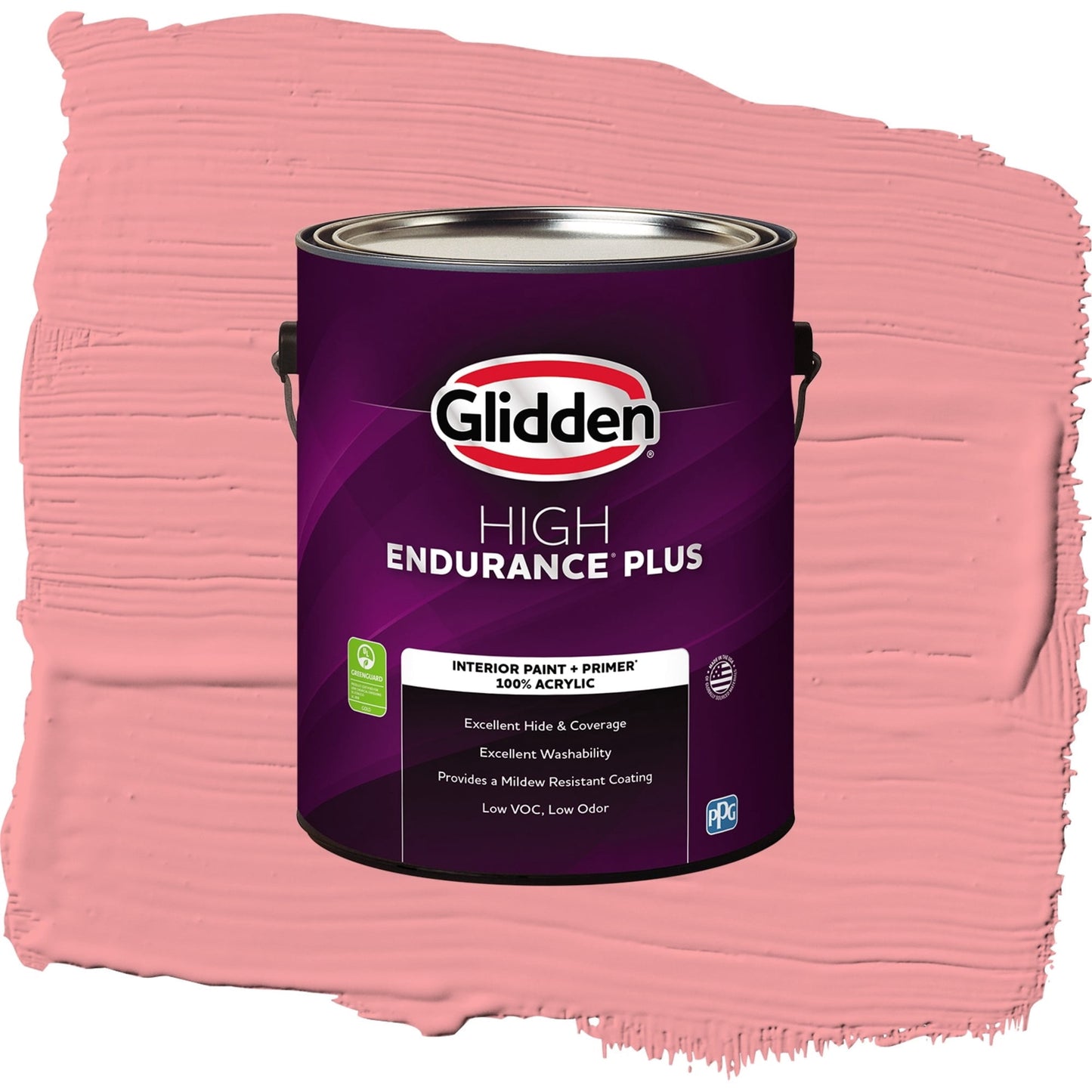 Glidden HEP River Rouge Interior Paint + Primer Flat , 1 Gallon