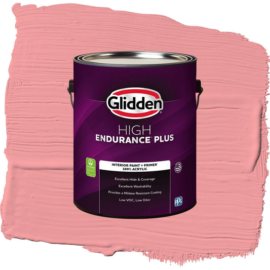 Glidden HEP River Rouge Interior Paint + Primer Flat , 1 Gallon