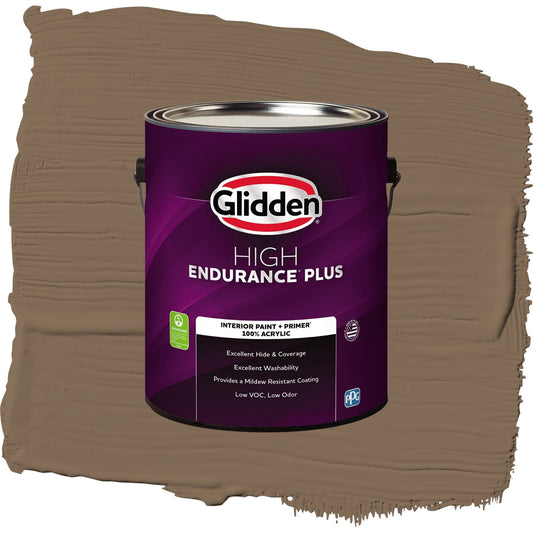 Glidden HEP Salted Pretzel Interior Paint + Primer Flat , 1 Gallon