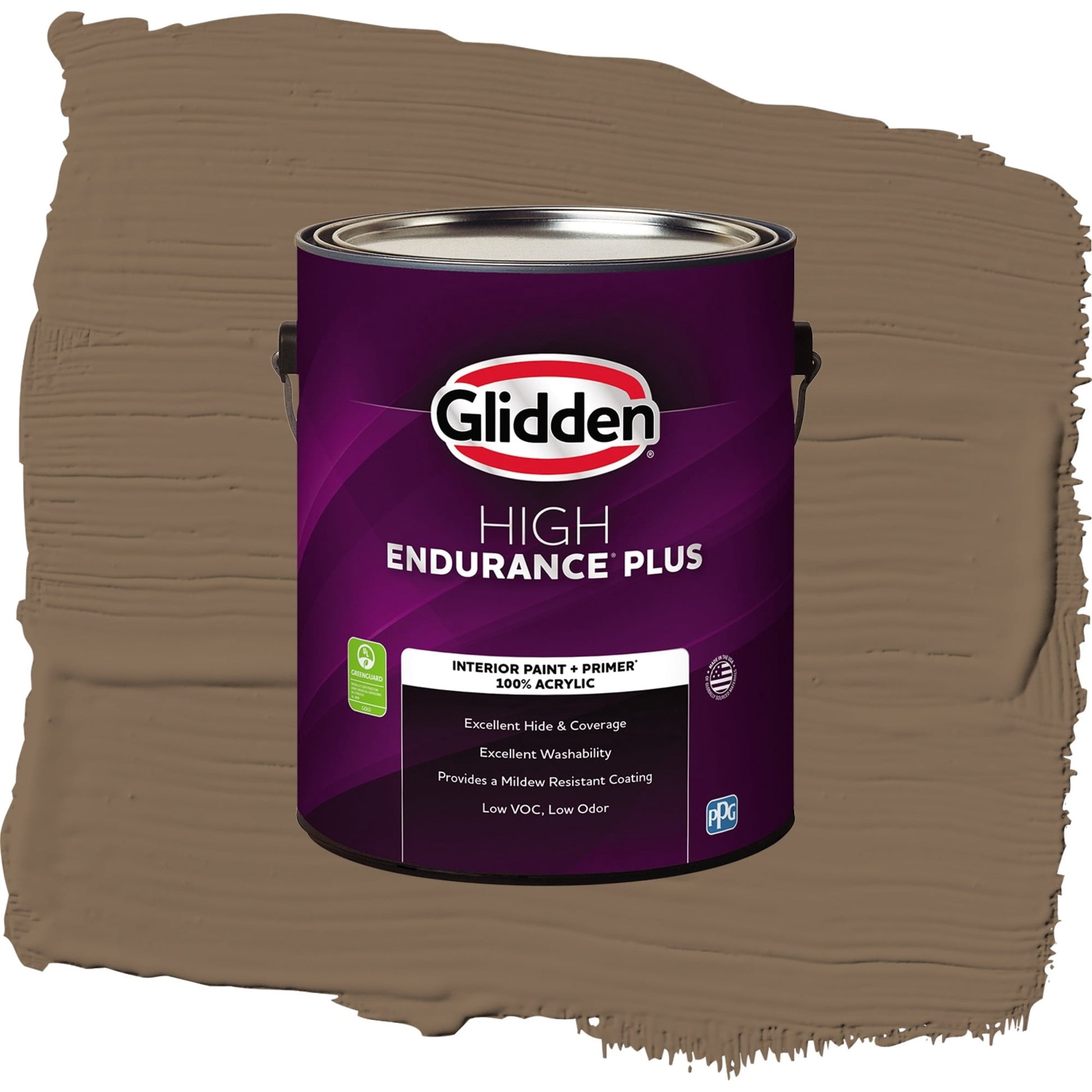 Glidden HEP Salted Pretzel Interior Paint + Primer Semi Gloss , 1 Gallon