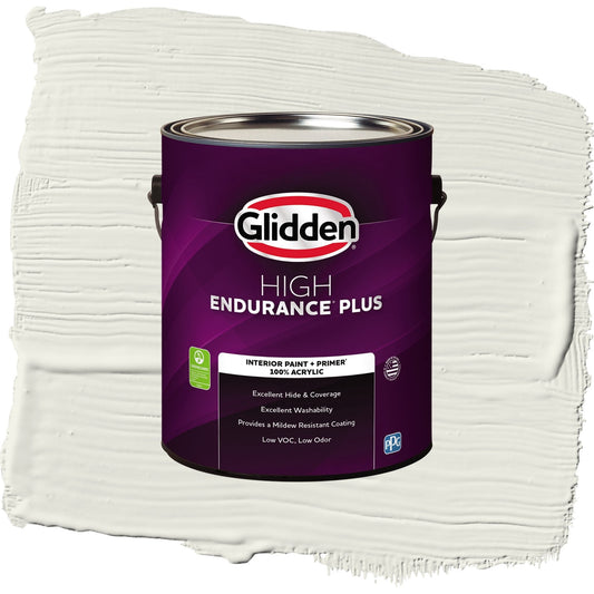 Glidden HEP Silvery Moon / Gray, Eggshell Interior Paint with Primer, 1 Gallon
