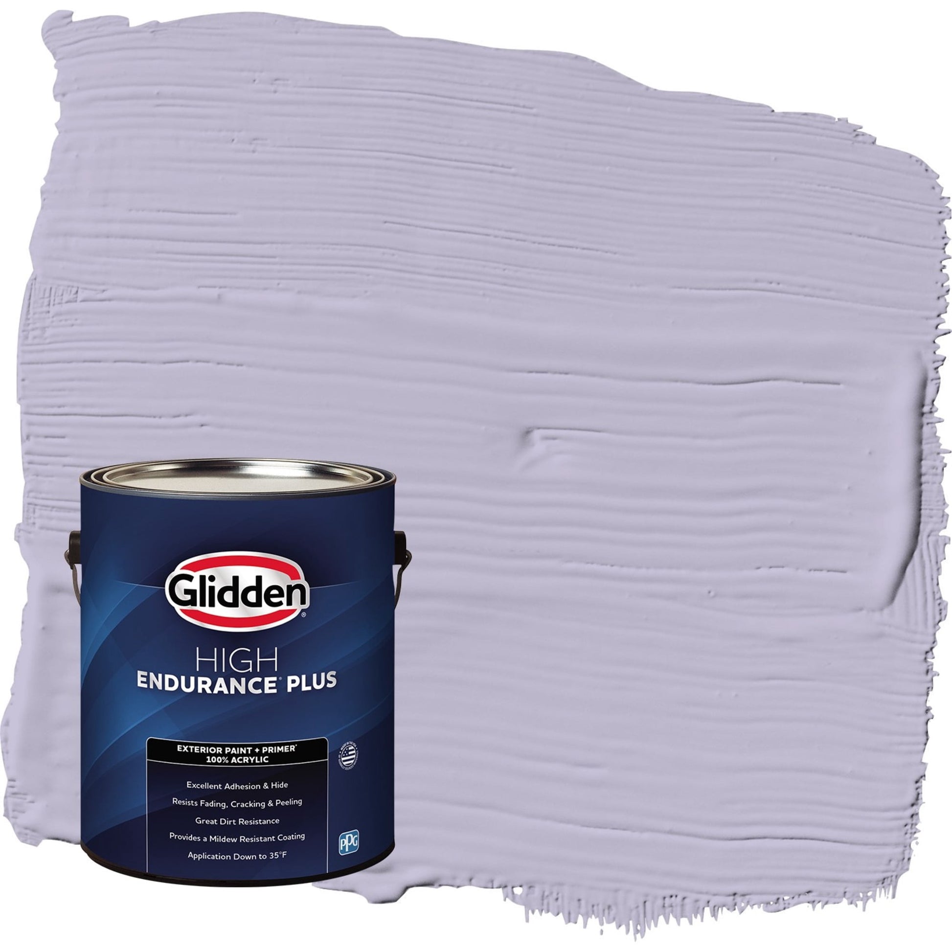Glidden HEP Wild Lilac / Purple Satin Exterior Paint with Primer, 1 Gallon
