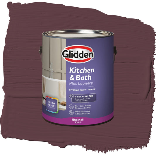 Glidden Glidden Kitchen Bath and Laundry Gooseberry / Red, Eggshell Interior Paint with Primer, 1 Gallon