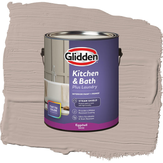 Glidden Glidden Kitchen Bath and Laundry Thumper / Beige, Eggshell Interior Paint with Primer, 1 Gallon