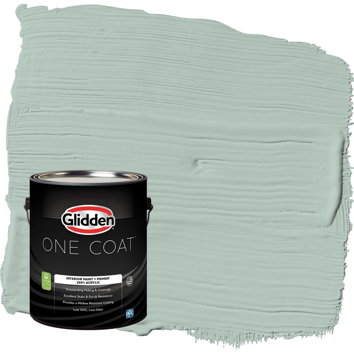 Glidden One Coat Aquamarine Dream / Blue Semi-Gloss Interior Paint with Primer, 1 Gallon