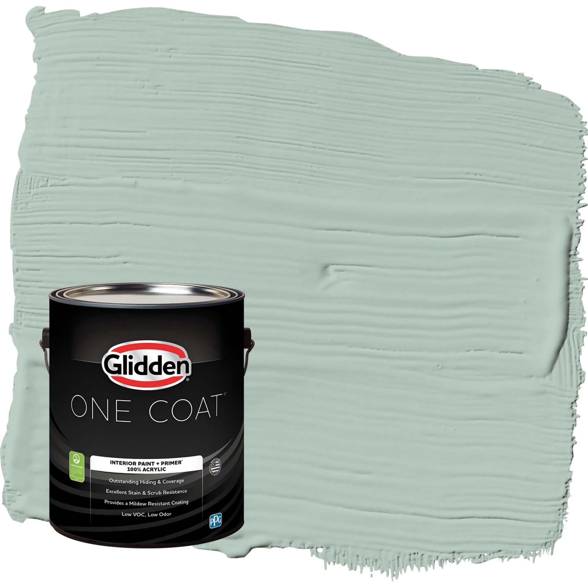 Glidden One Coat Aquamarine Dream / Blue Semi-Gloss Interior Paint with Primer, 1 Gallon