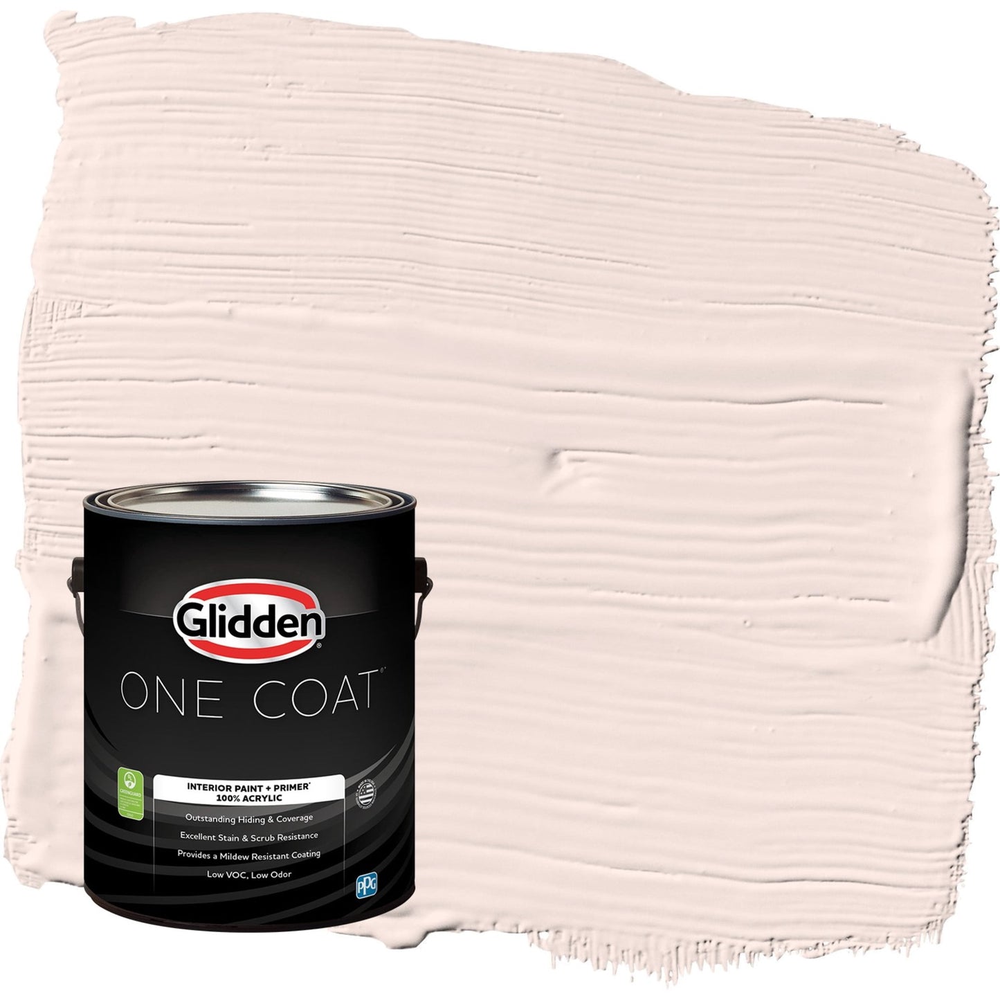 Glidden One Coat Brandy Alexander / Red Semi-Gloss Interior Paint with Primer, 1 Gallon