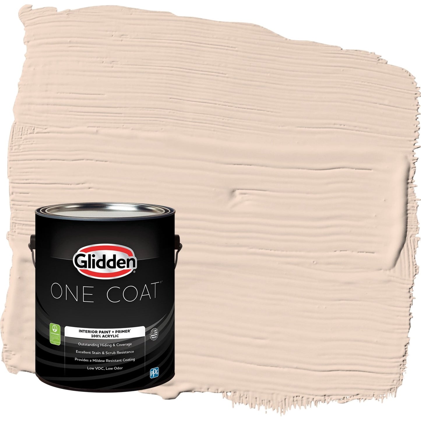 Glidden One Coat Enjoy / Orange Semi-Gloss Interior Paint with Primer, 1 Gallon