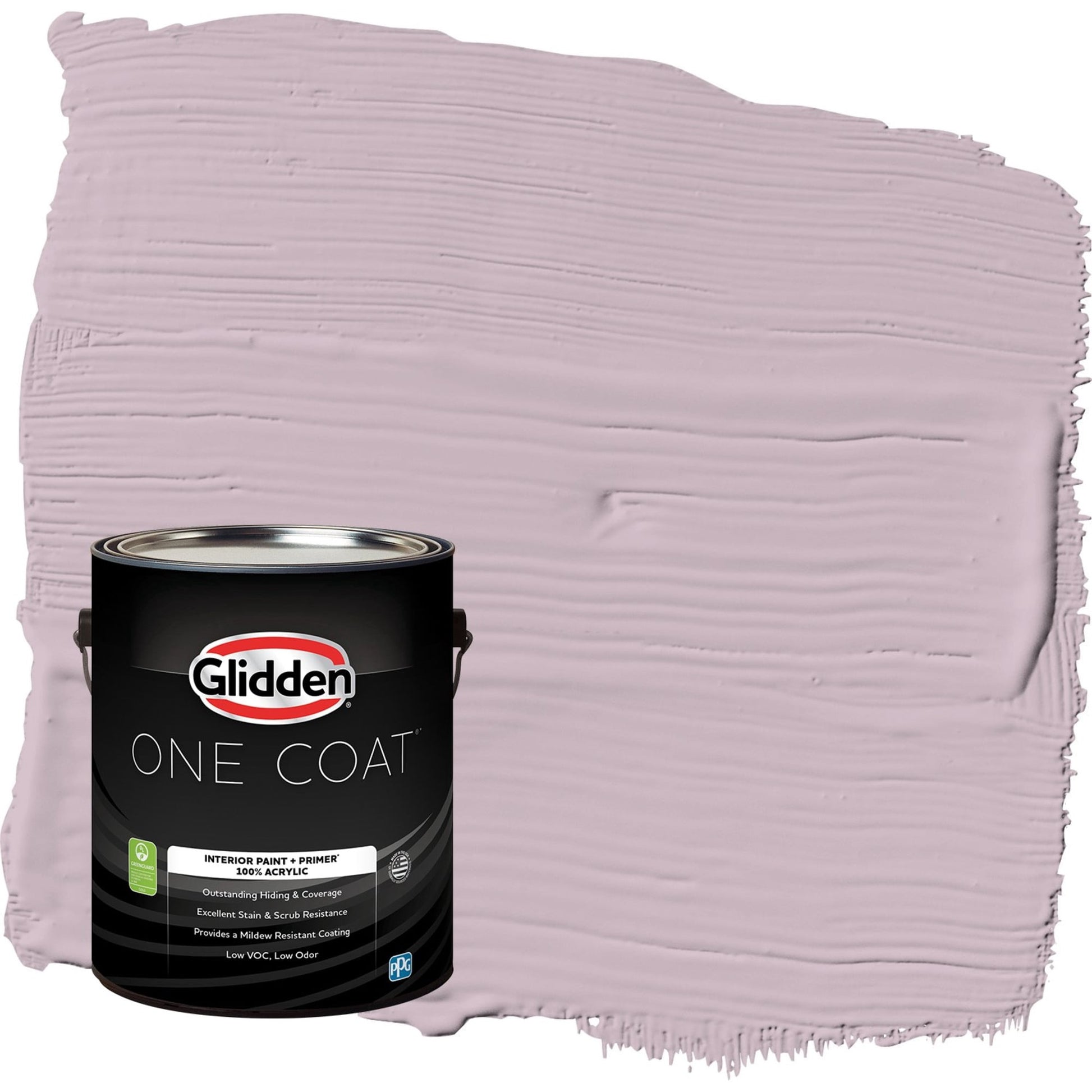 Glidden One Coat High Society / Purple Semi-Gloss Interior Paint with Primer, 1 Gallon