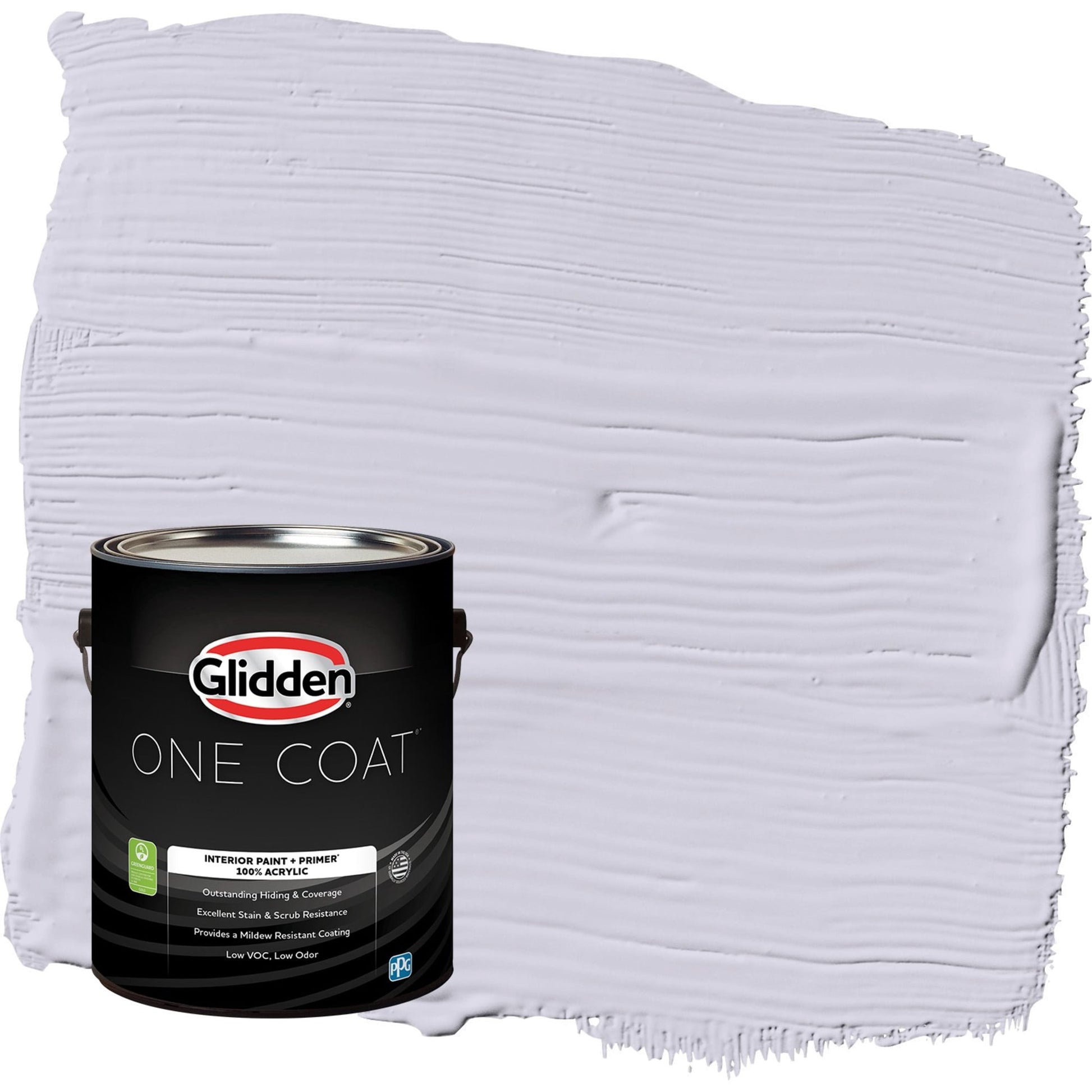 Glidden One Coat Lavender Haze / Purple Semi-Gloss Interior Paint with Primer, 1 Gallon