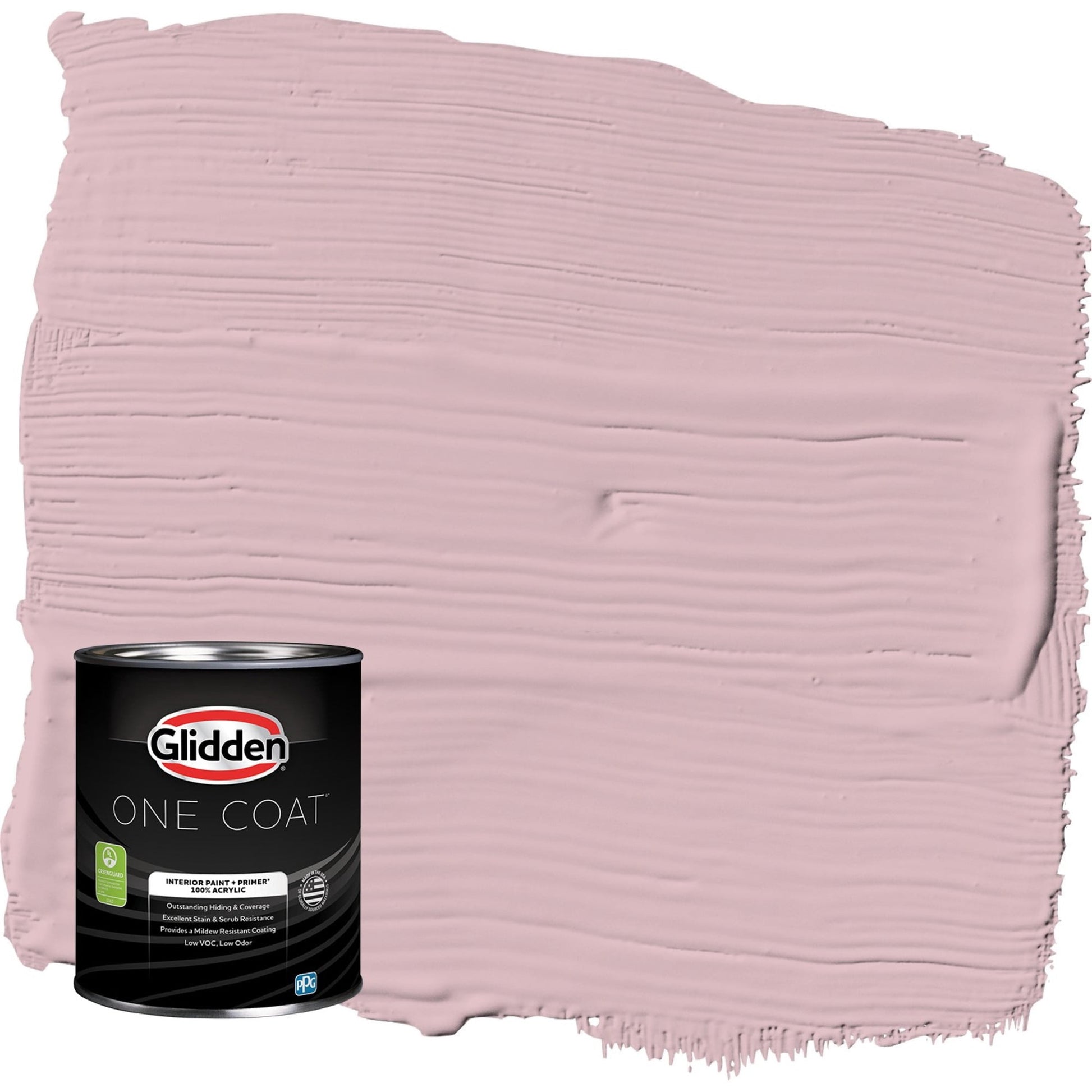 Glidden One Coat Nostalgia / Purple Semi-Gloss Interior Paint with Primer, 1 Quart
