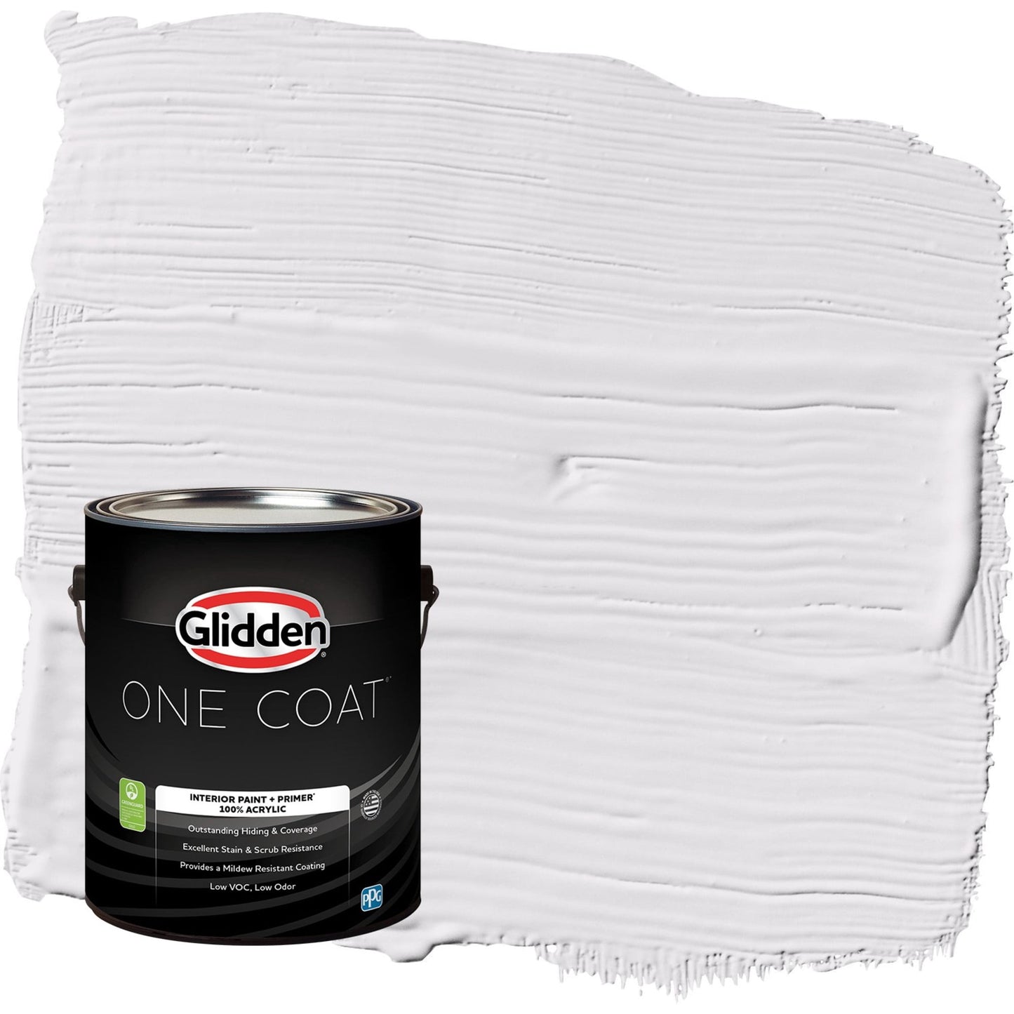 Glidden One Coat Orchid Blossom / Purple Eggshell Interior Paint with Primer, 1 Gallon