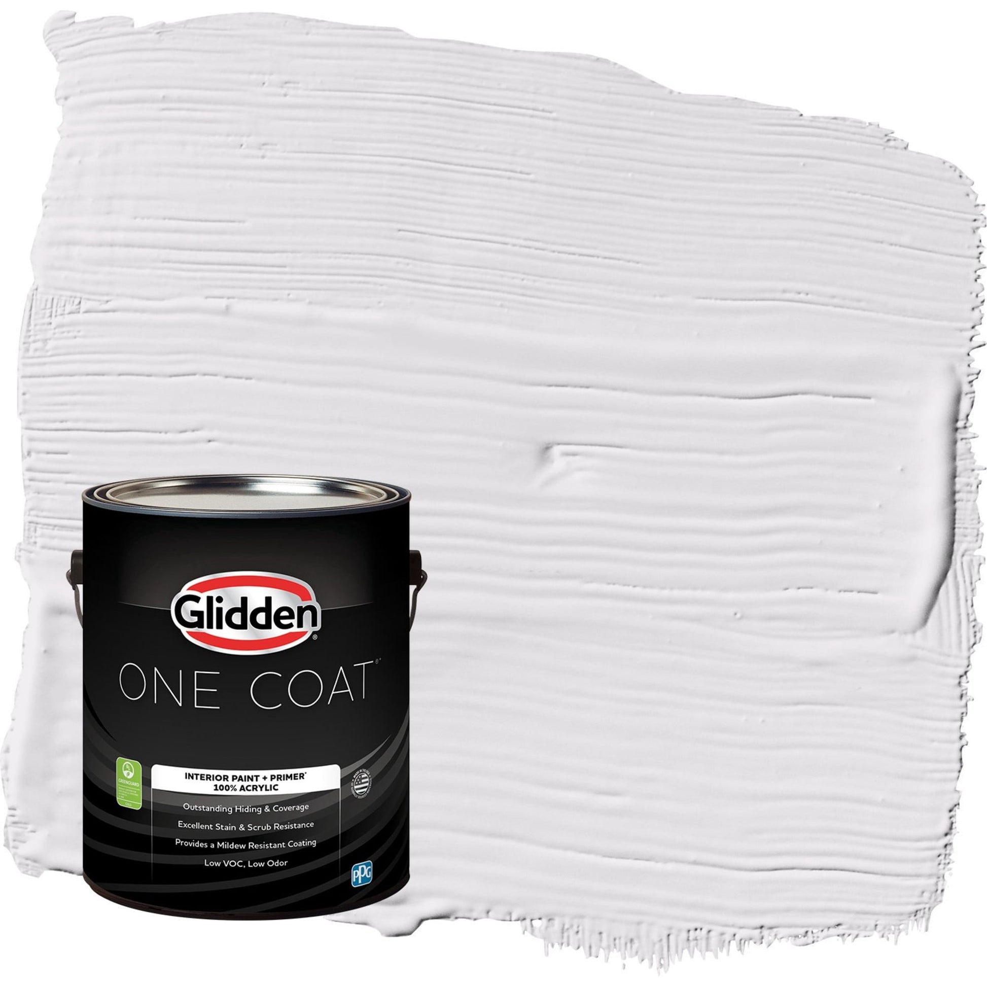 Glidden One Coat Orchid Blossom / Purple Eggshell Interior Paint with Primer, 1 Gallon