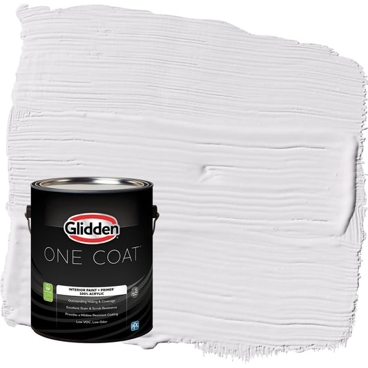 Glidden One Coat Orchid Blossom / Purple Eggshell Interior Paint with Primer, 1 Gallon