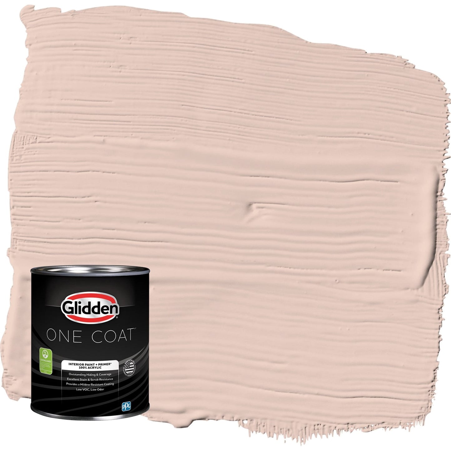 Glidden One Coat Sultan Sand / Orange Eggshell Interior Paint with Primer, 1 Quart