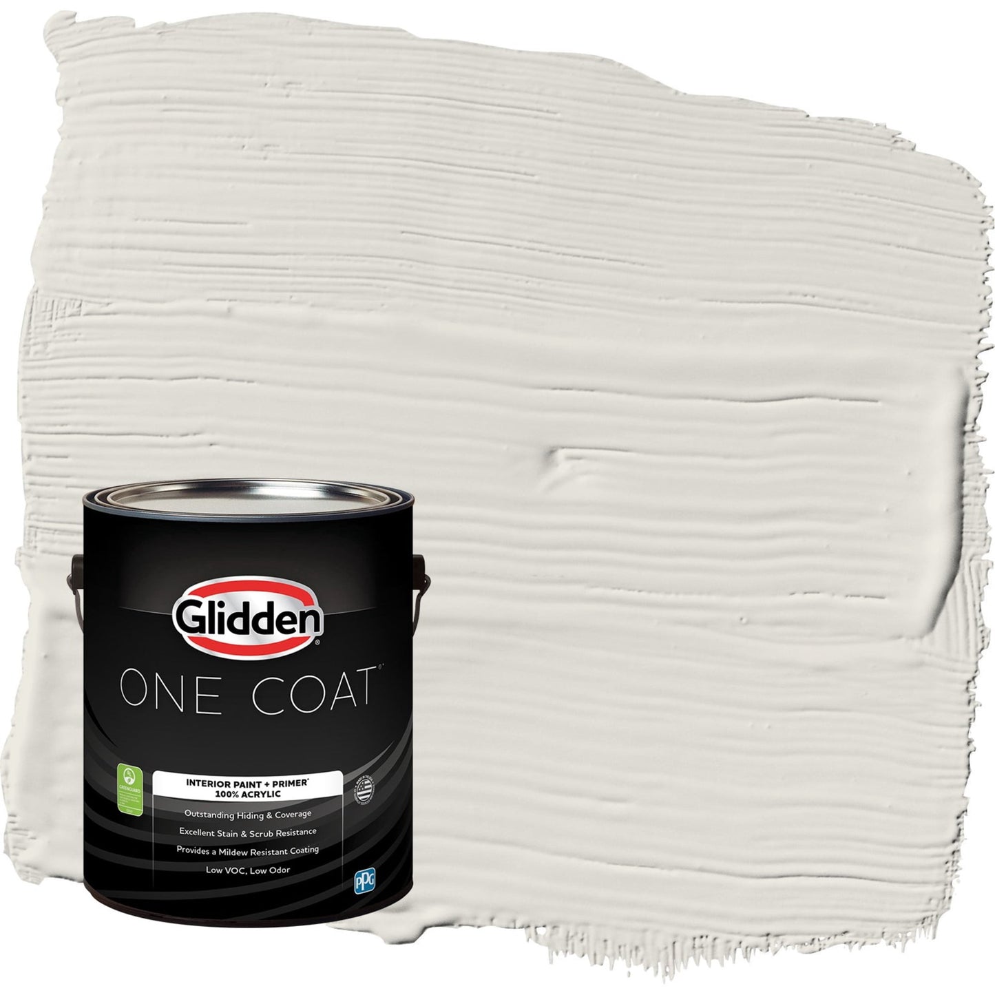 Glidden One Coat Shark / Beige Eggshell Interior Paint with Primer, 1 Gallon
