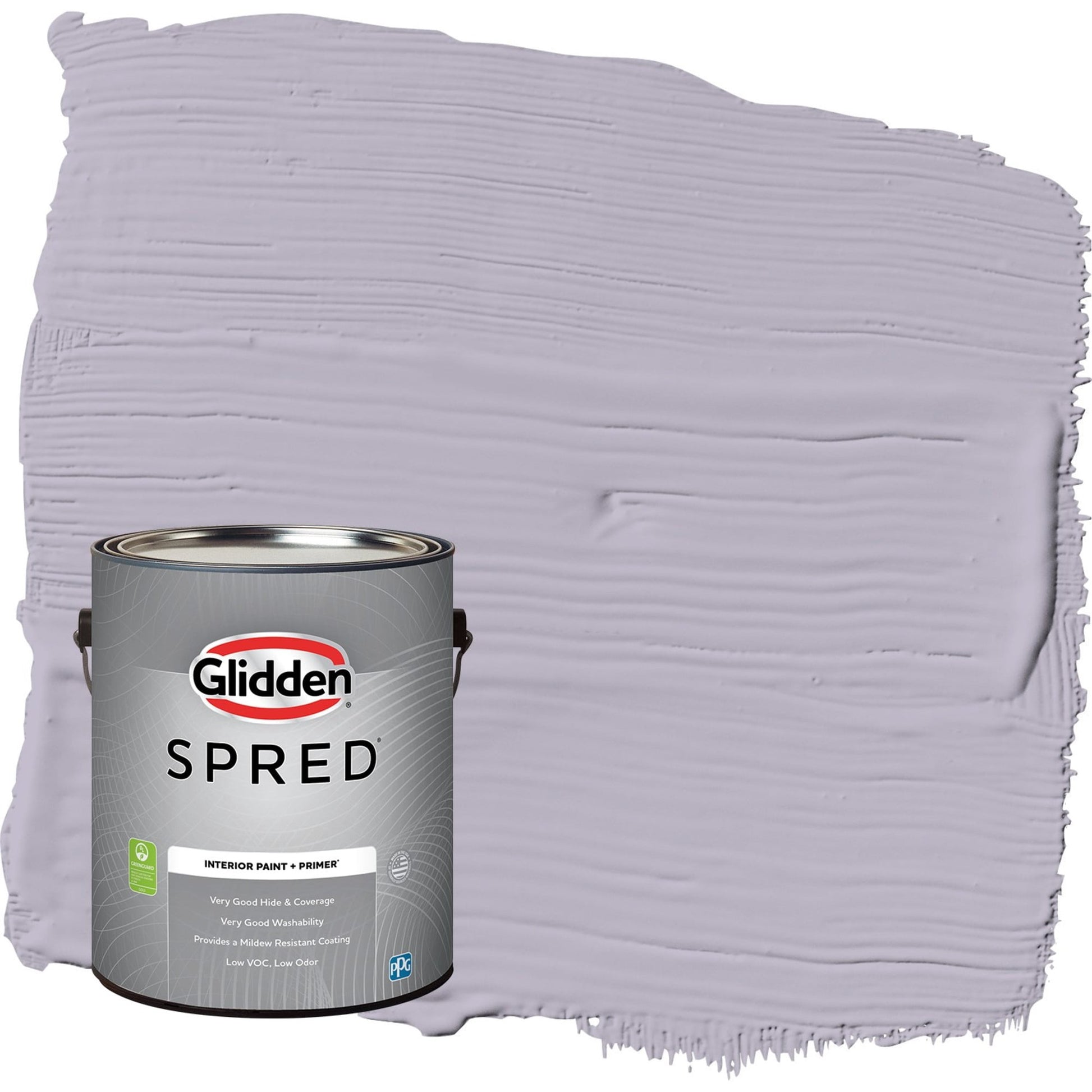 Glidden Spred Cloudberry / Purple, Semi-Gloss Interior Paint with Primer, 1 Gallon