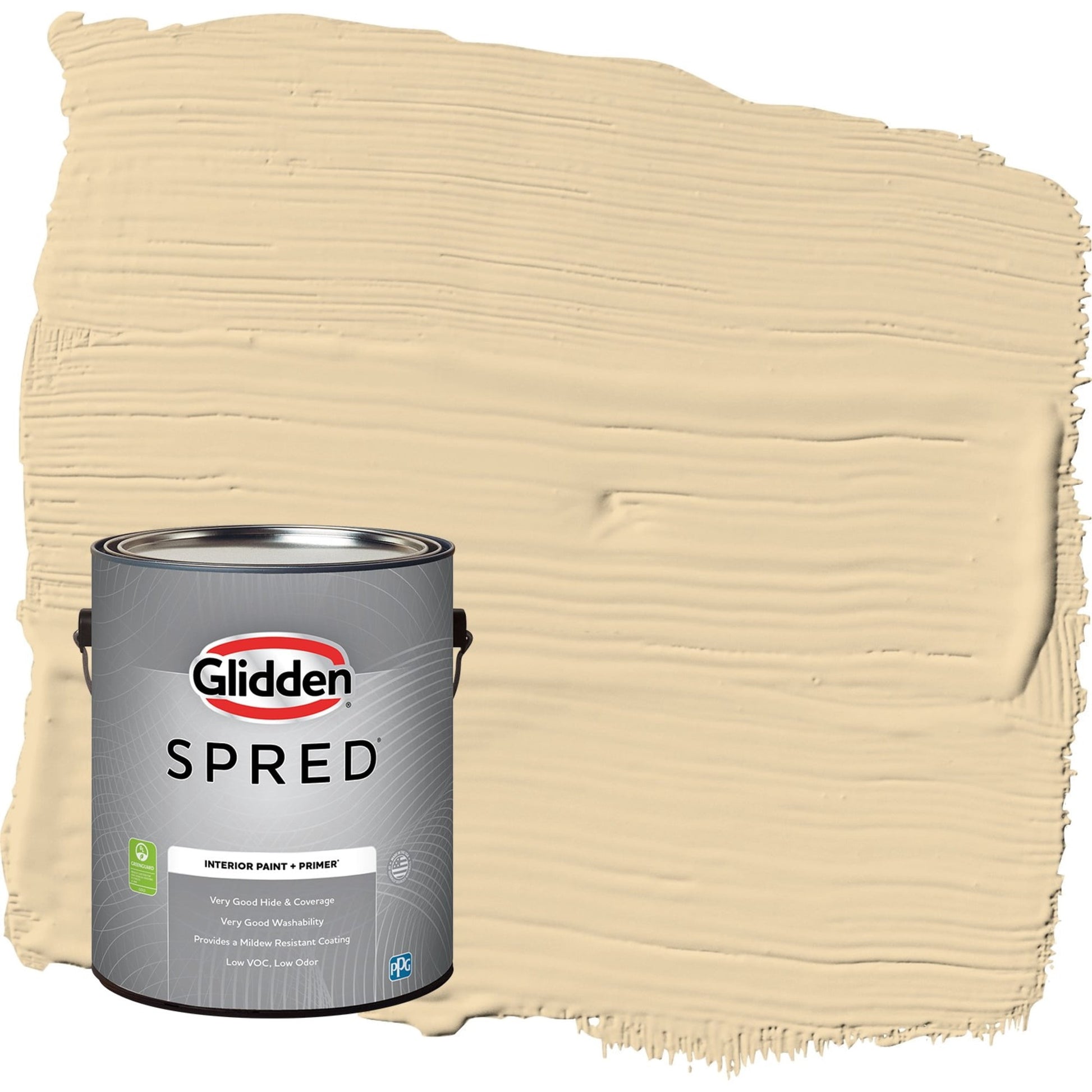 Glidden Spred Tuscan Bread / Beige, Semi-Gloss Interior Paint with Primer, 1 Gallon