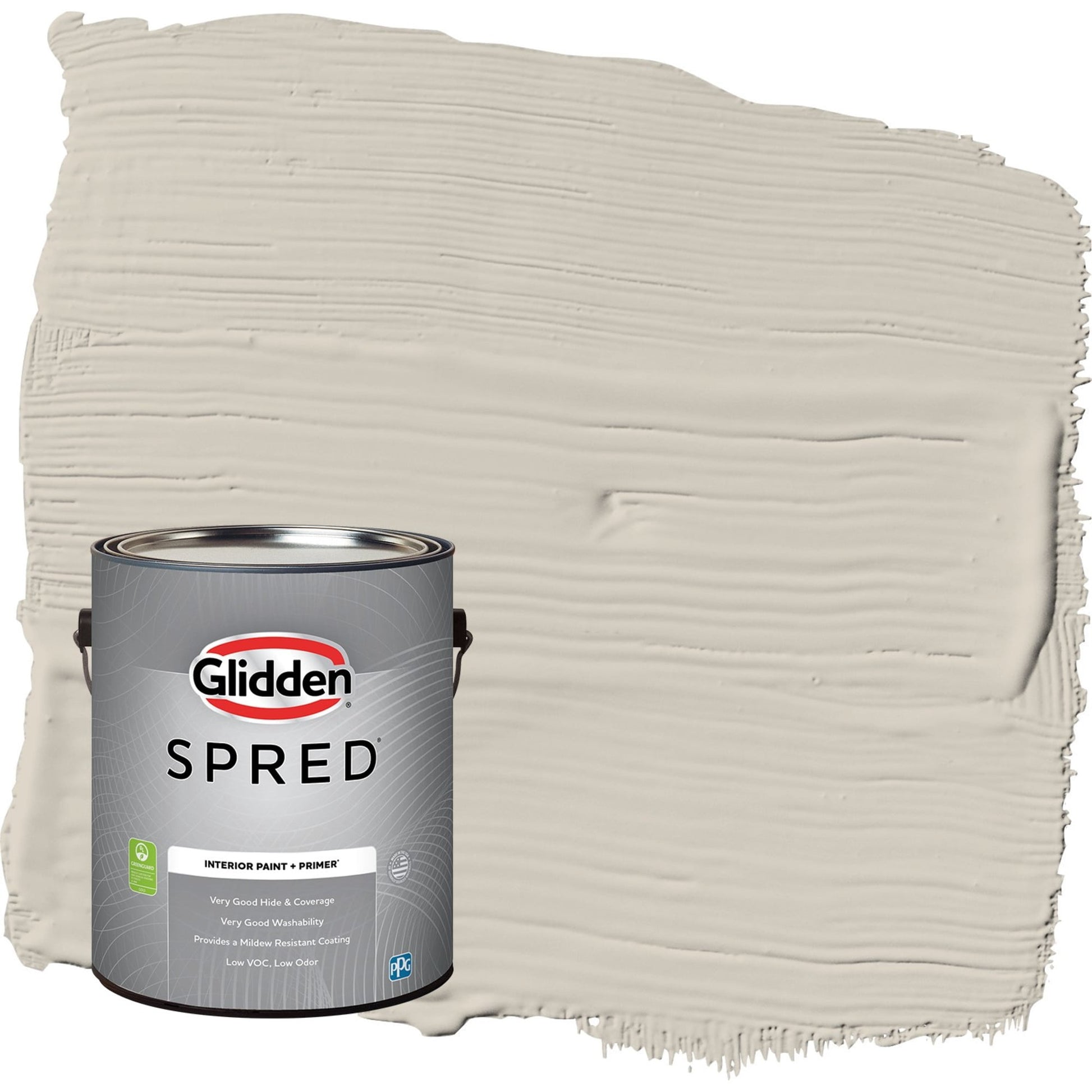 Glidden Spred Dust Bunny / Beige, Eggshell Interior Paint with Primer, 1 Gallon