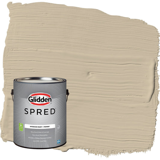 Glidden Spred Dusty Trail / Beige, Eggshell Interior Paint with Primer, 1 Gallon