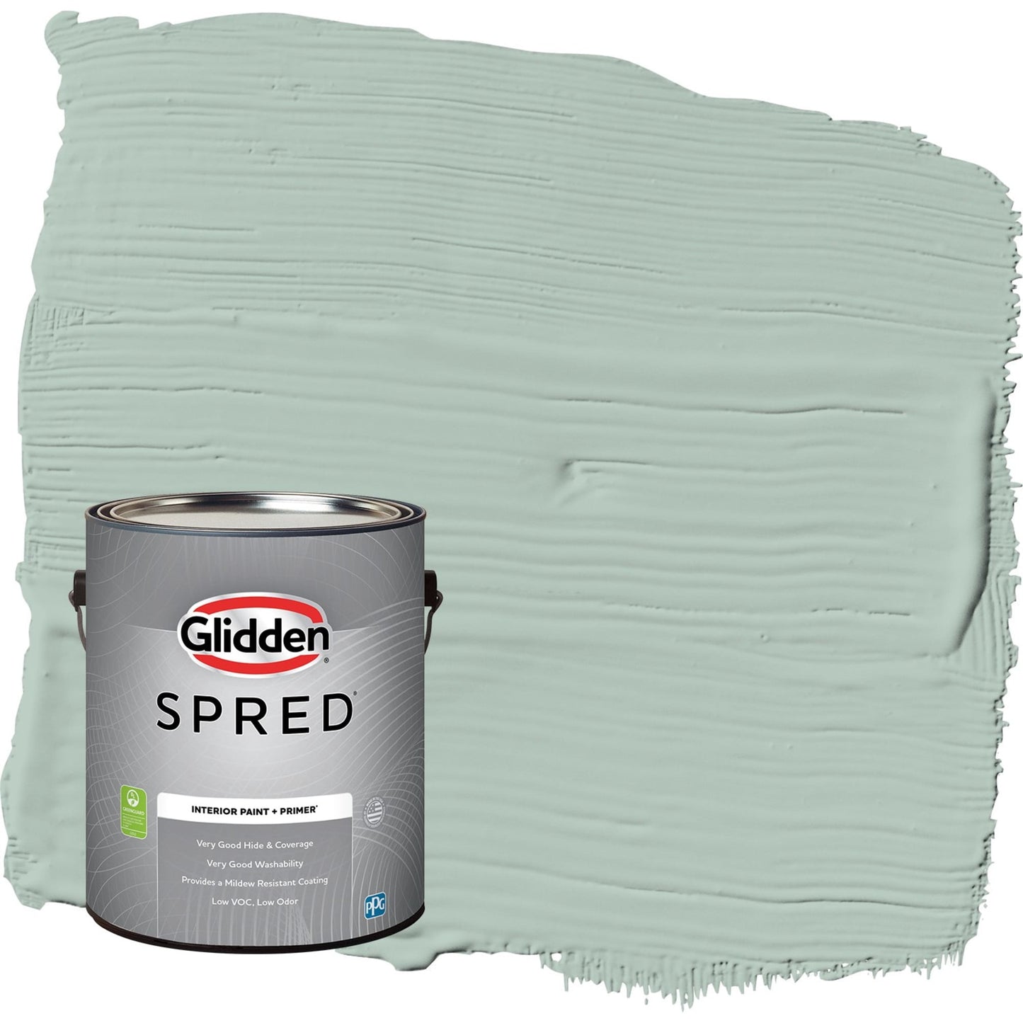 Glidden Spred Aquamarine Dream / Blue, Flat Interior Paint with Primer, 1 Gallon