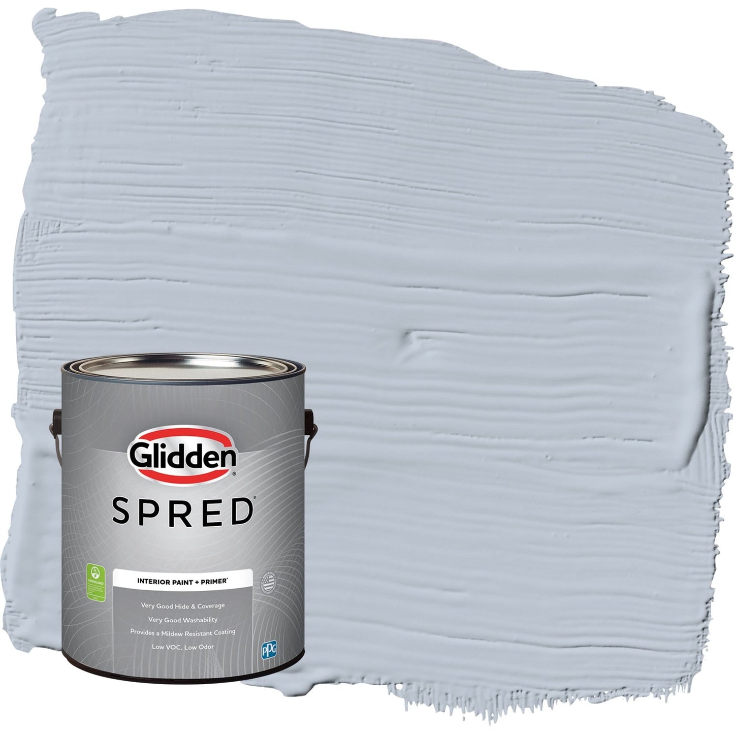 Glidden Spred Blue Dolphin / Blue, Flat Interior Paint with Primer, 1 Gallon