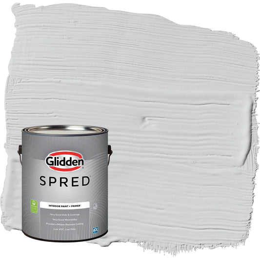 Glidden Spred Elemental / Gray, Flat Interior Paint with Primer, 1 Gallon