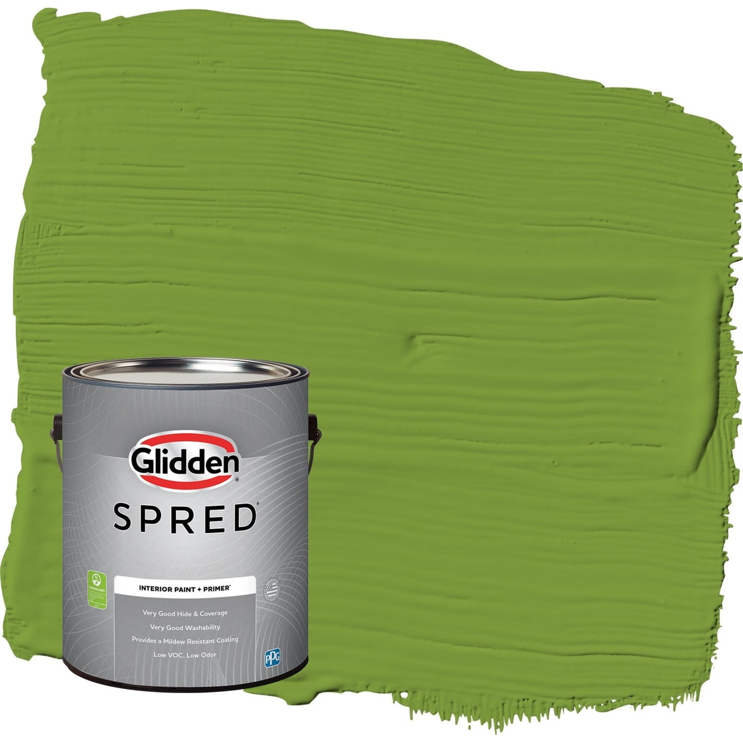 Glidden Spred Antique Moss / Green, Eggshell Interior Paint with Primer, 1 Gallon