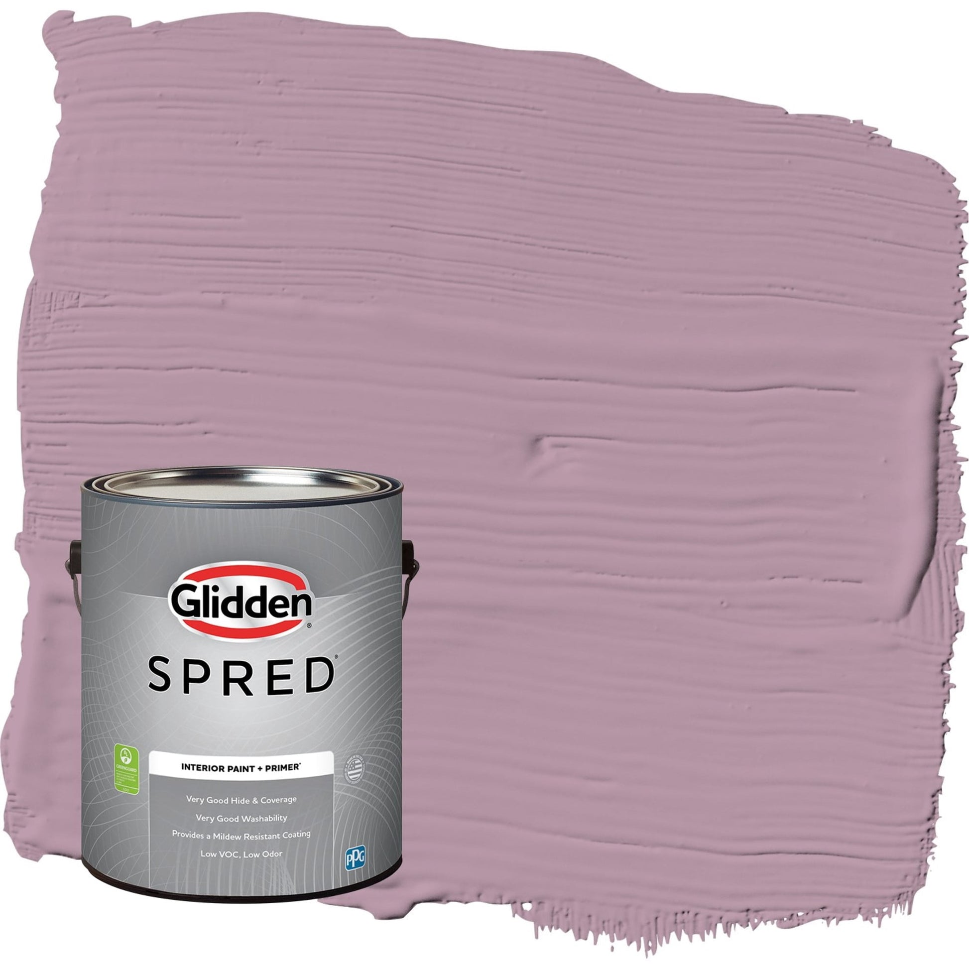 Glidden Spred Ashberry / Purple, Semi-Gloss Interior Paint with Primer, 1 Gallon