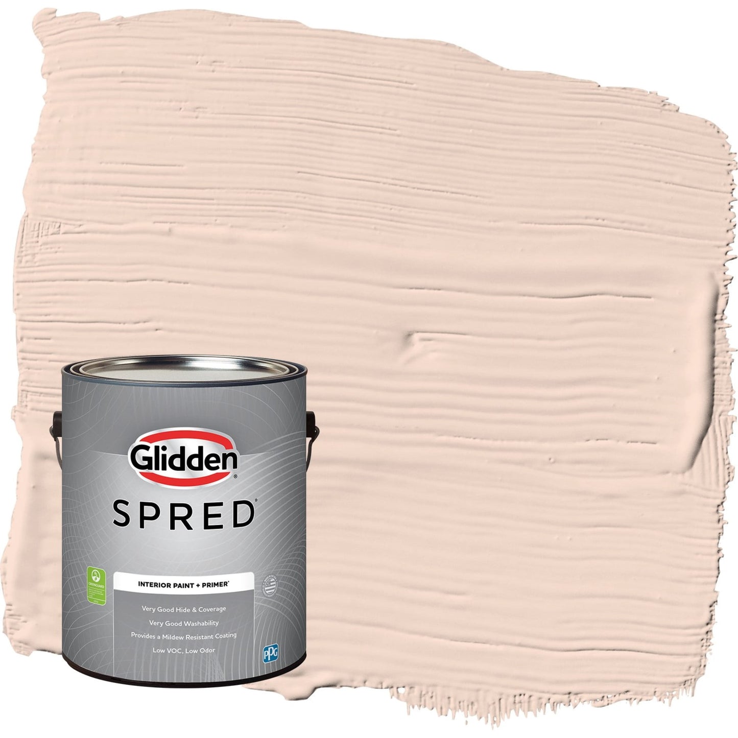 Glidden Spred Blush Beige / Orange, Semi-Gloss Interior Paint with Primer, 1 Gallon