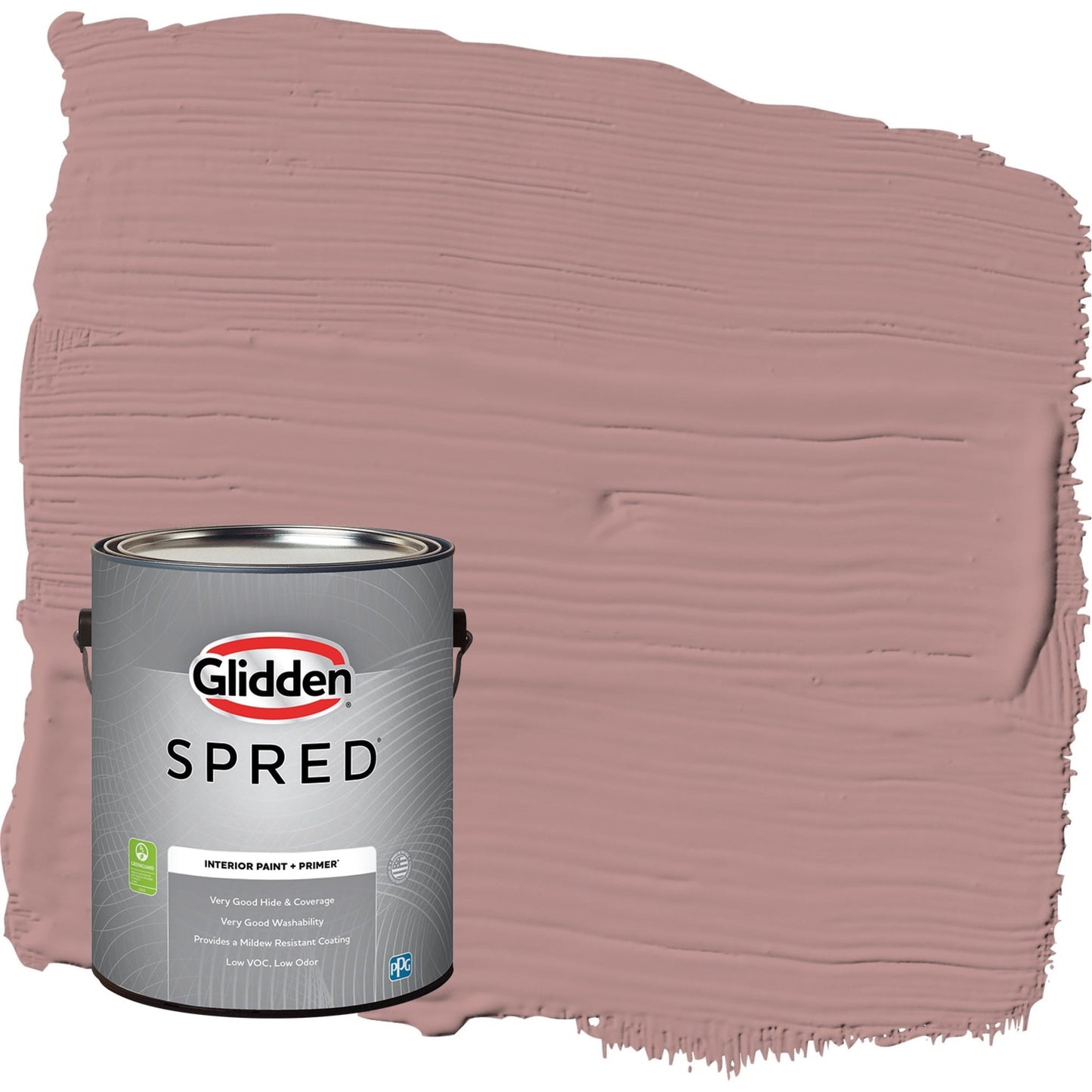Glidden Spred Brandy Snaps / Red, Eggshell Interior Paint with Primer, 1 Gallon