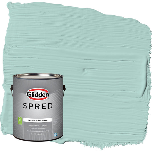 Glidden Spred Cassiopeia / Green, Eggshell Interior Paint with Primer, 1 Gallon