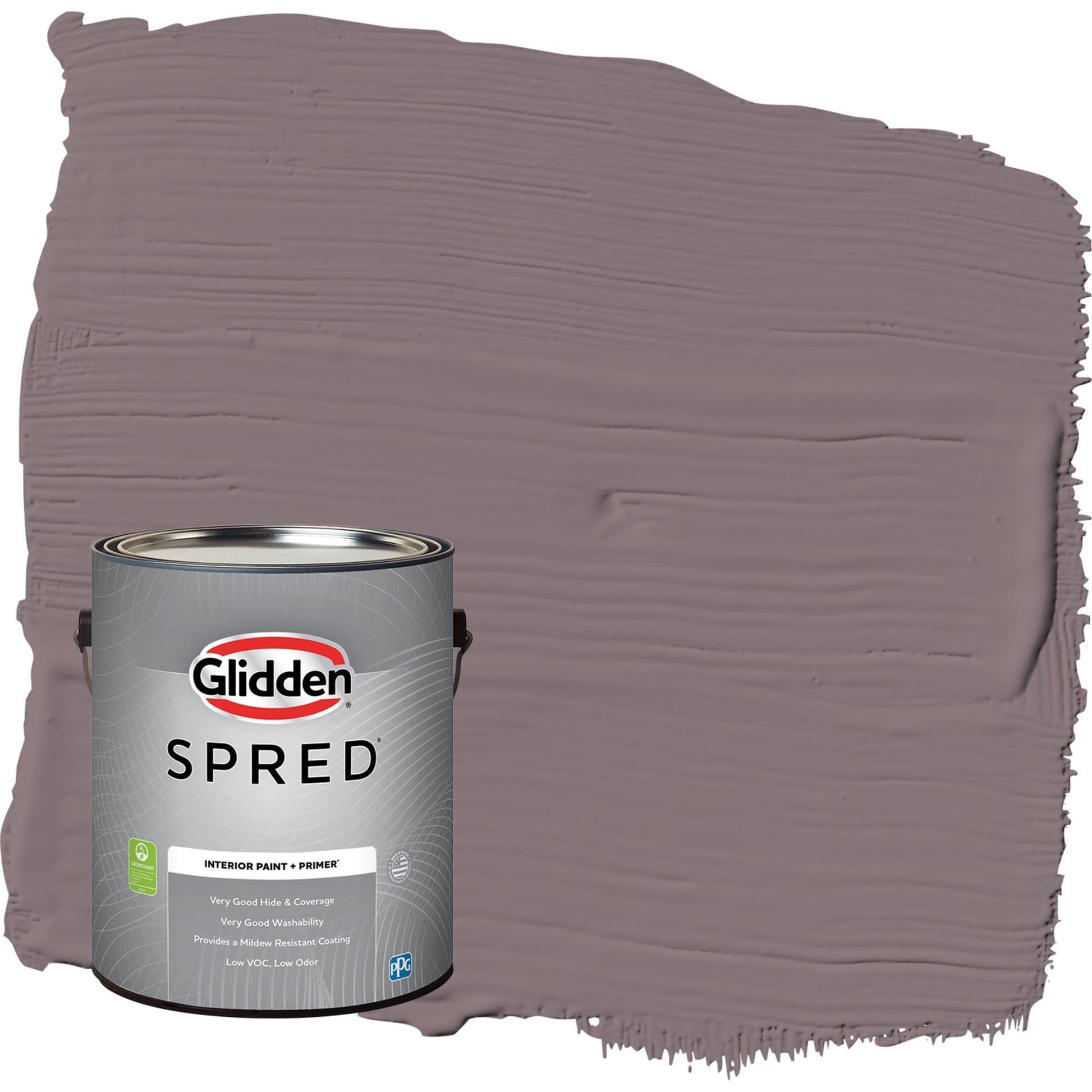 Glidden Spred Choo Choo / Purple, Semi-Gloss Interior Paint with Primer, 1 Gallon