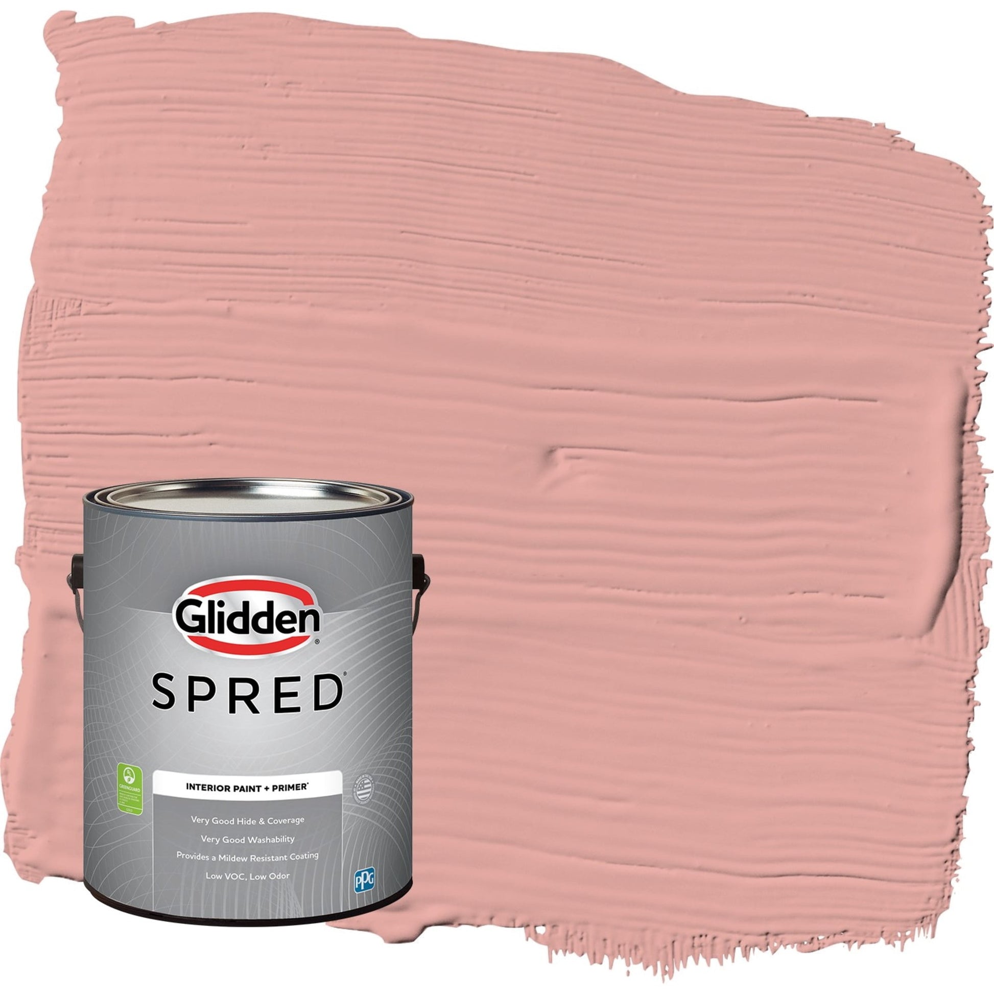 Glidden Spred Coral Cove / Orange, Eggshell Interior Paint with Primer, 1 Gallon