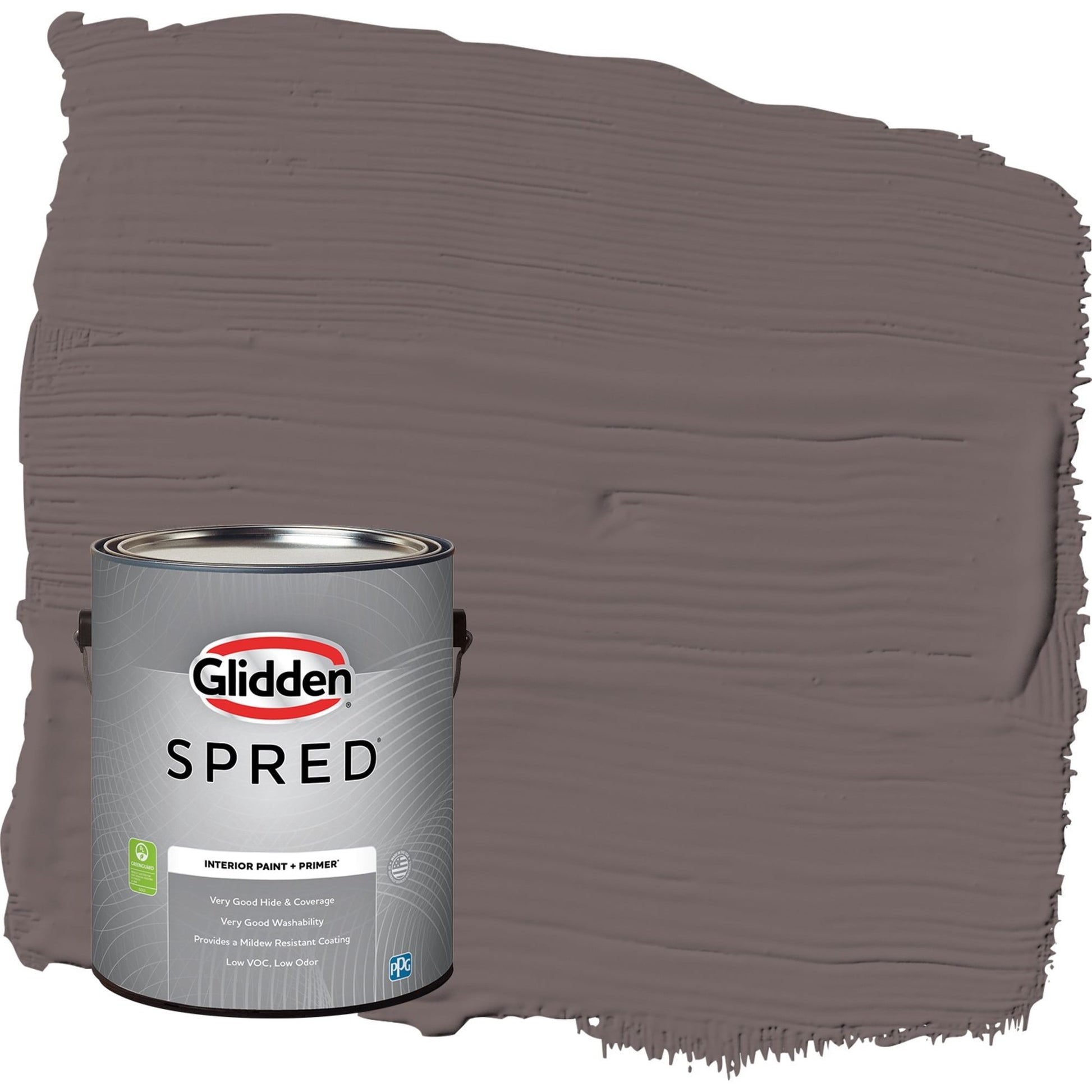 Glidden Spred Eagle Eye / Brown, Flat Interior Paint with Primer, 1 Gallon