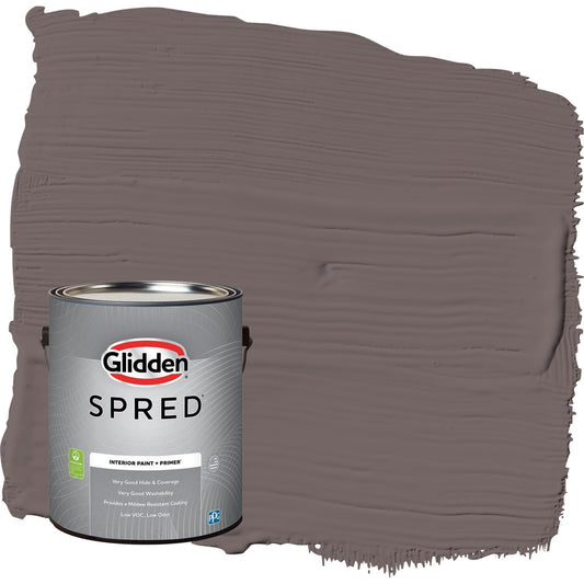 Glidden Spred Eagle Eye / Brown, Semi-Gloss Interior Paint with Primer, 1 Gallon