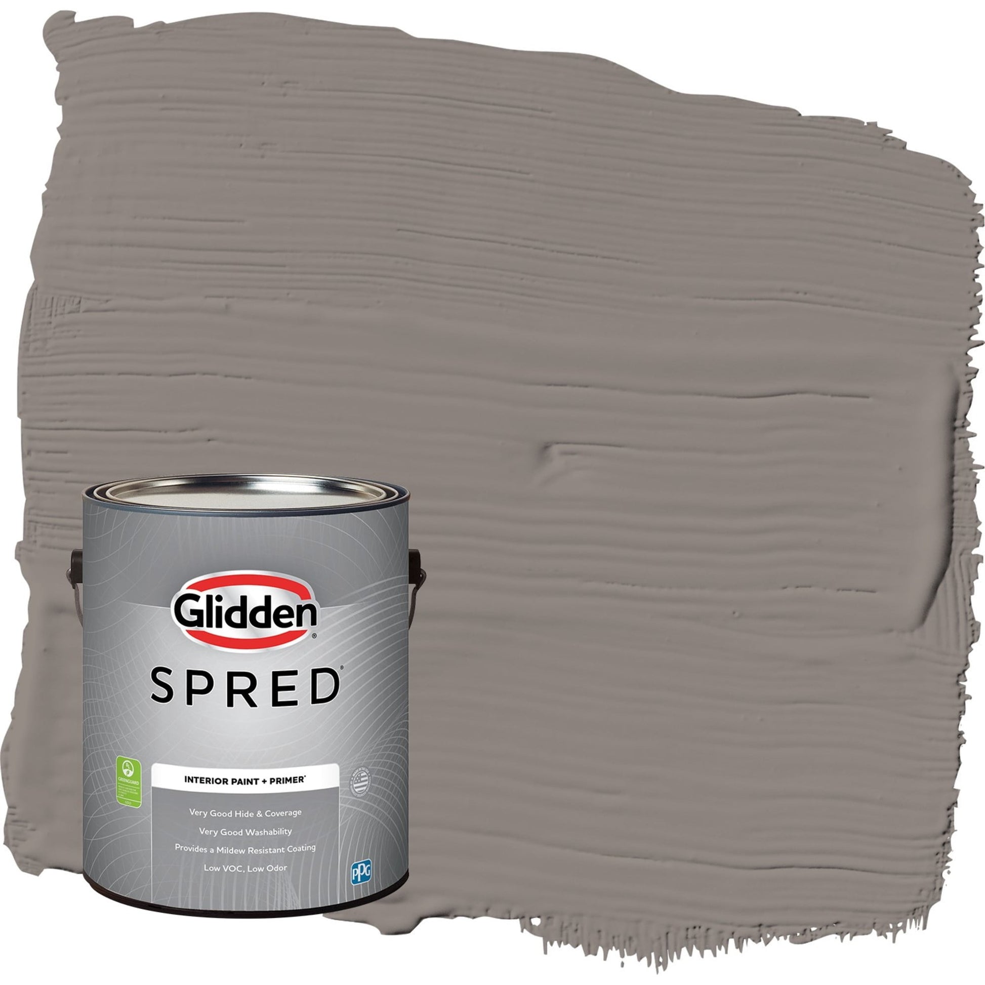 Glidden Spred Elephant Gray / Grey, Eggshell Interior Paint with Primer, 1 Gallon