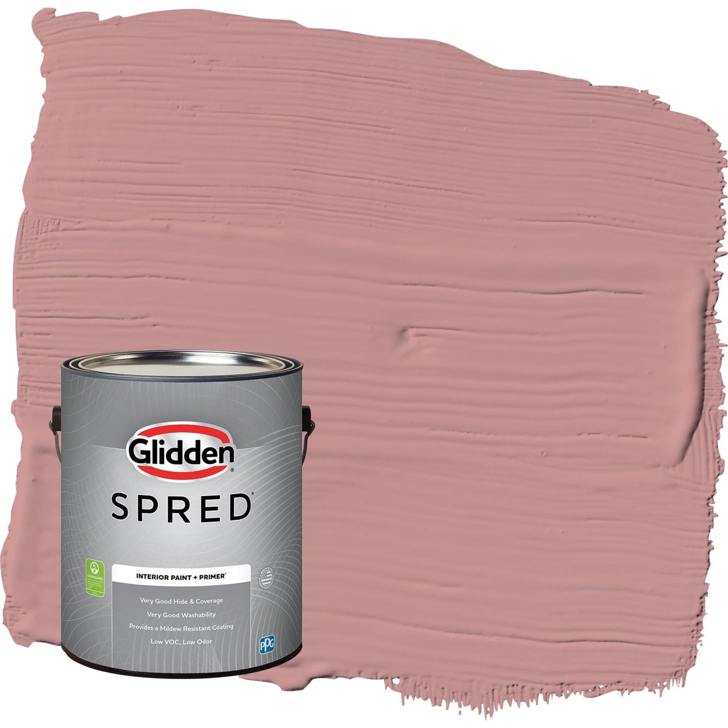 Glidden Spred Floral Tapestry / Pink, Eggshell Interior Paint with Primer, 1 Gallon