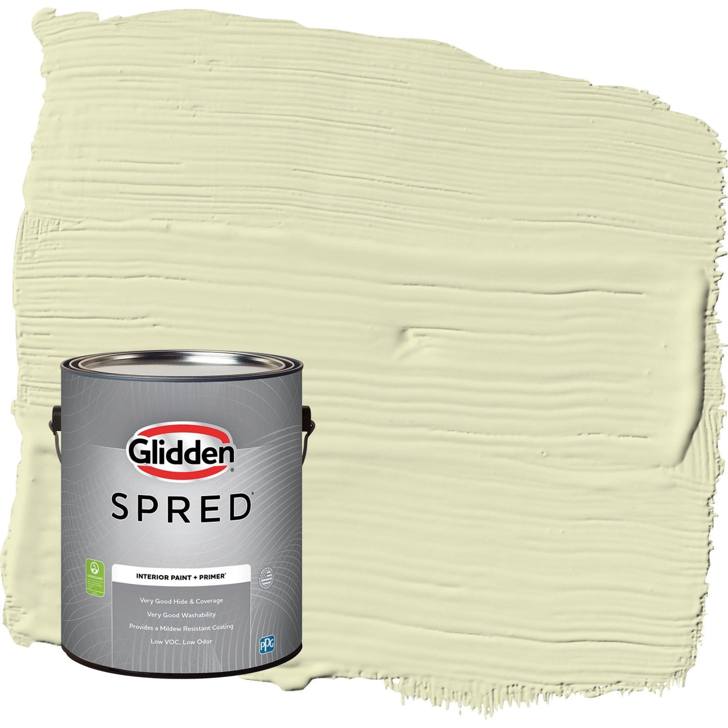 Glidden Spred Forgive Quickly / Green, Flat Interior Paint with Primer, 1 Gallon