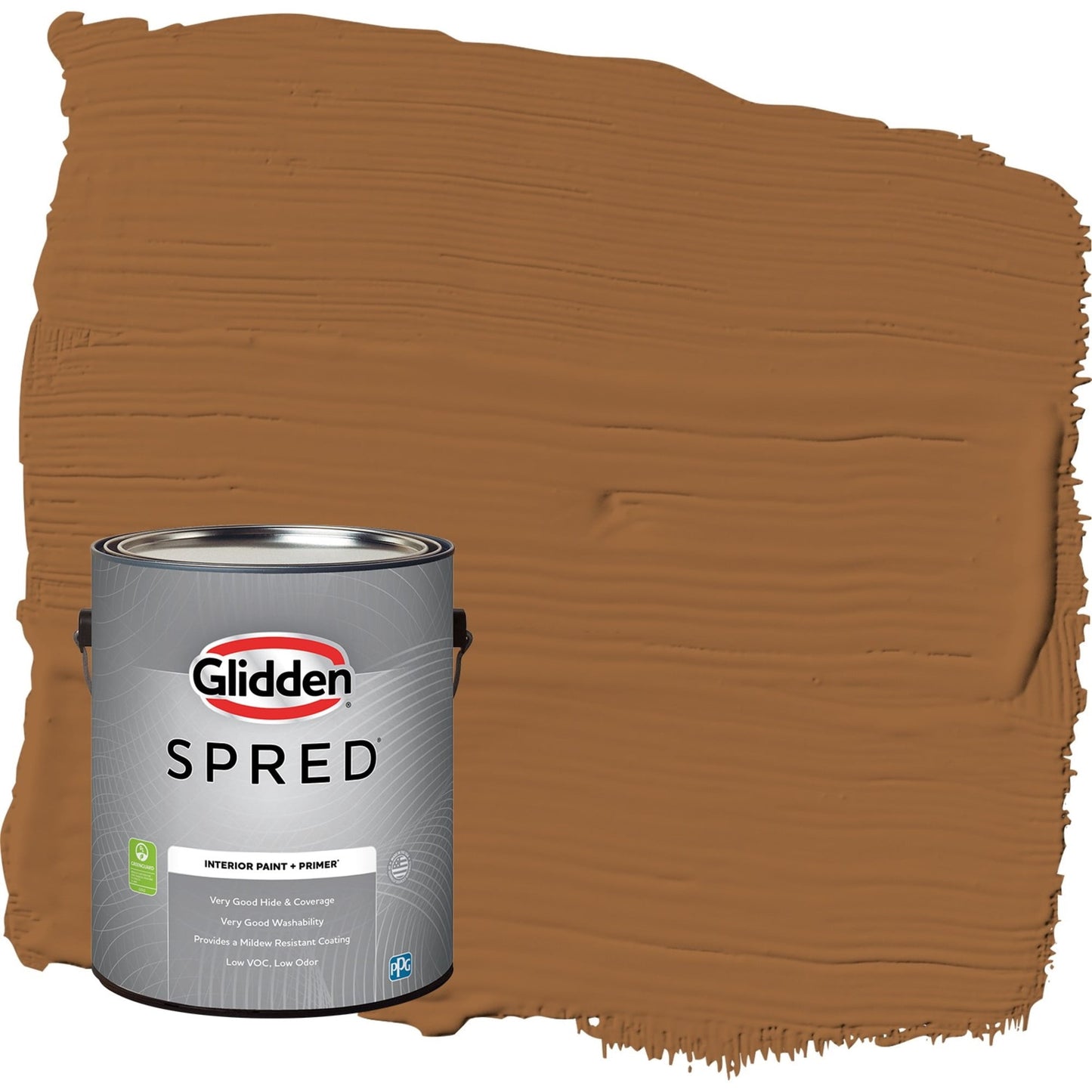 Glidden Spred Ginger / Orange, Semi-Gloss Interior Paint with Primer, 1 Gallon