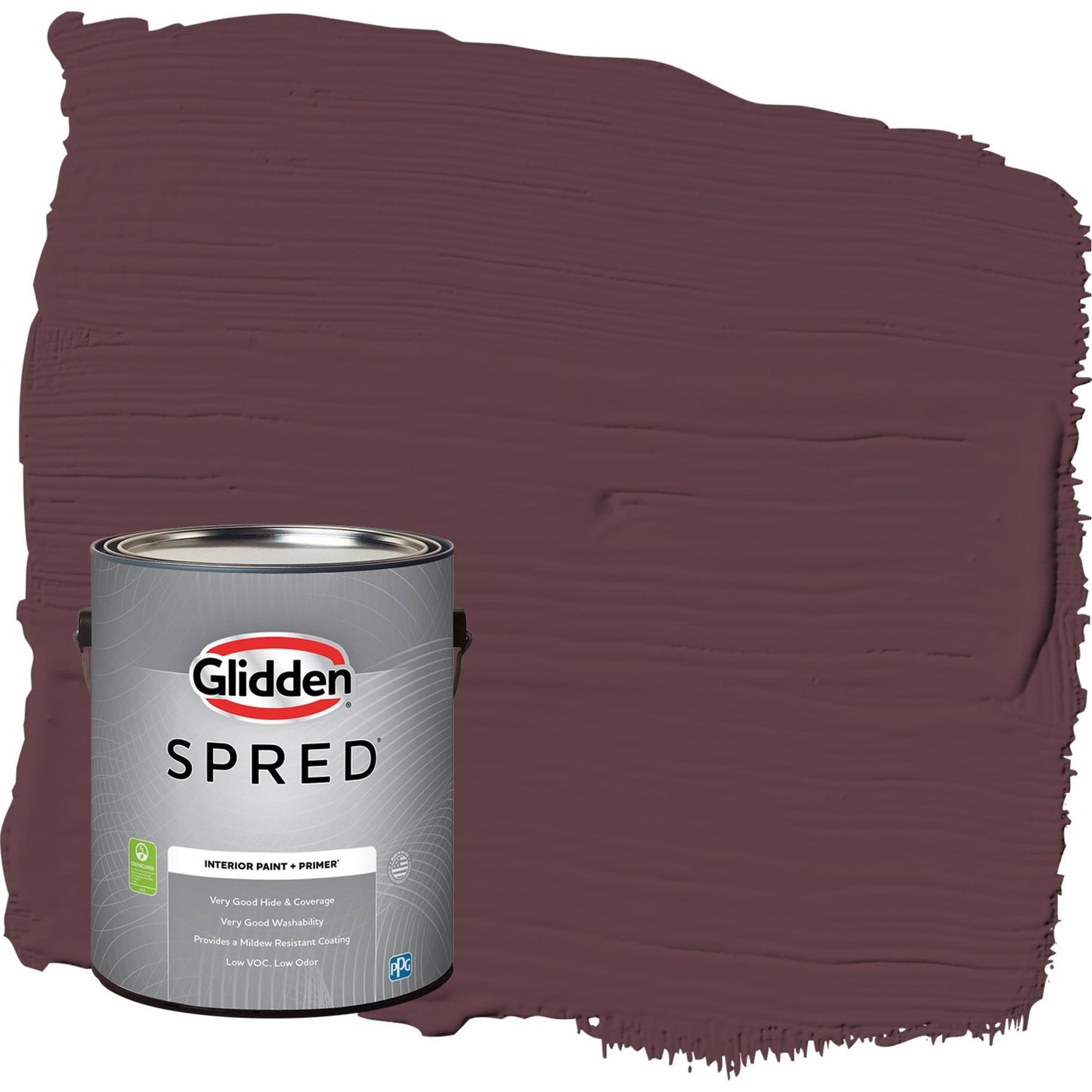 Glidden Spred Gooseberry / Purple, Eggshell Interior Paint with Primer, 1 Gallon
